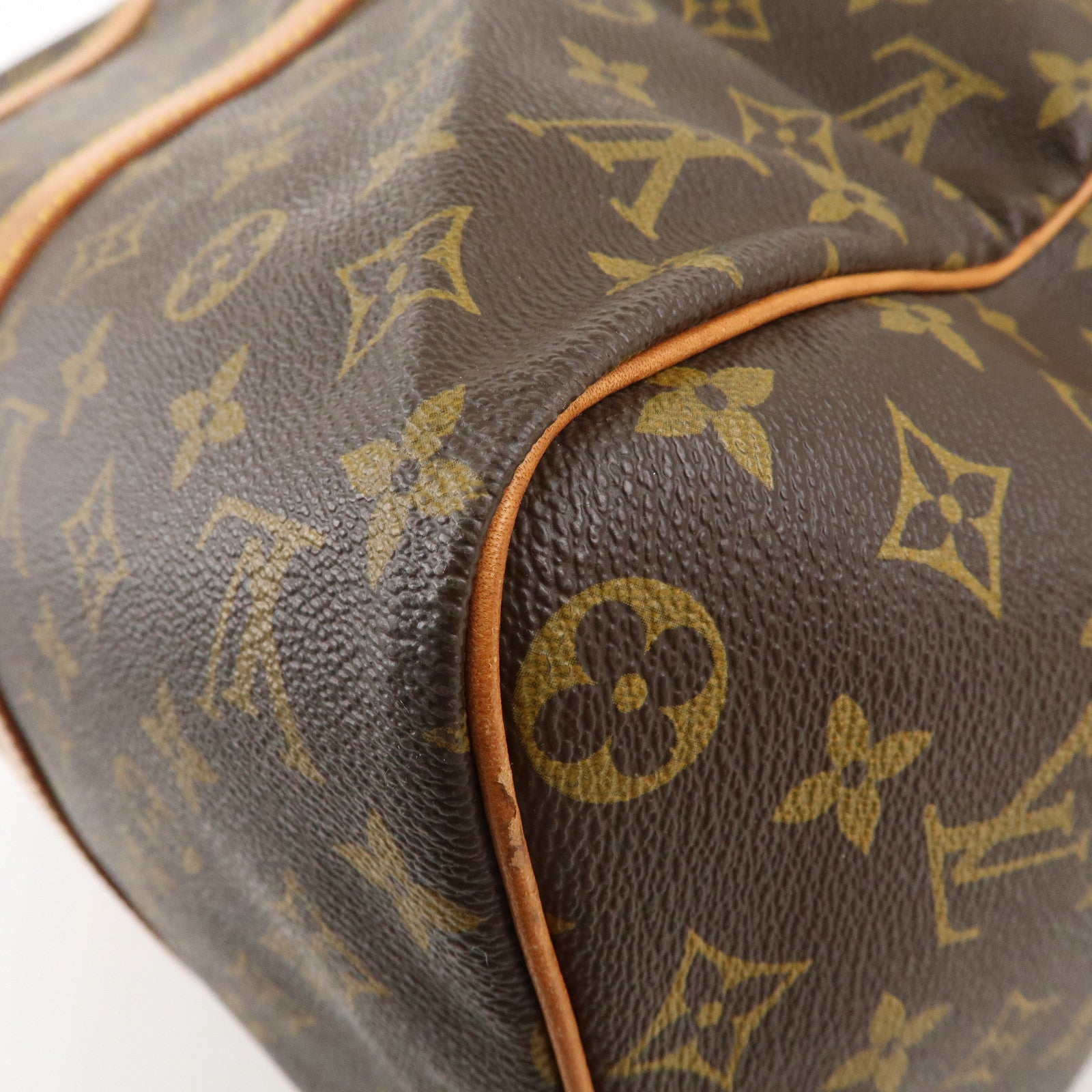 Louis Vuitton Monogram Sac Souple 45 Boston Bag Brown M41624