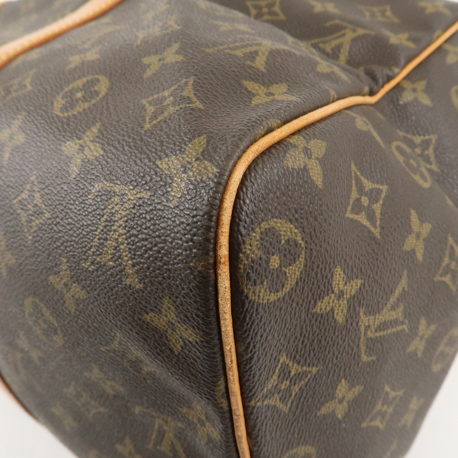 Louis Vuitton Monogram Sac Souple 45 Boston Bag Brown M41624