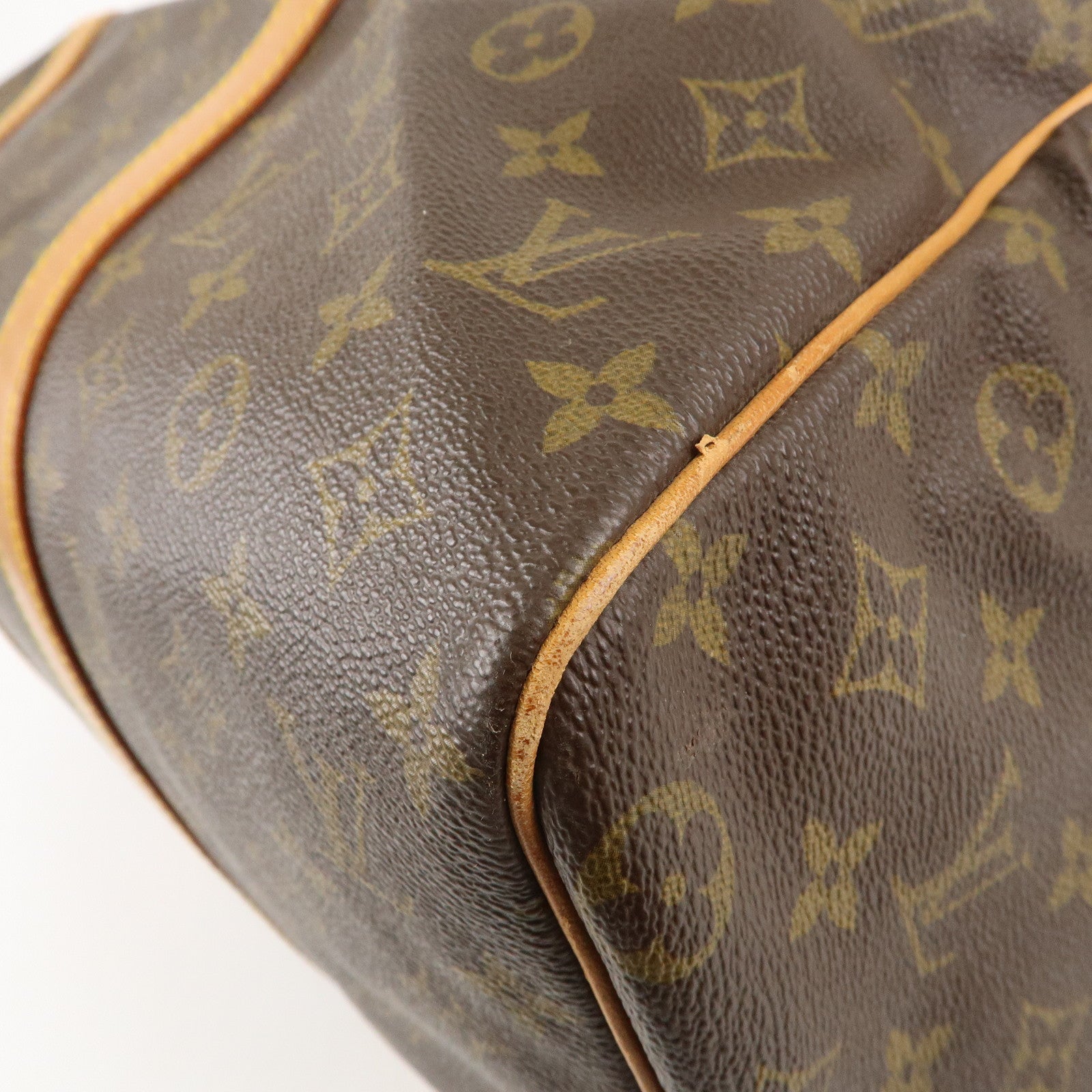 Louis Vuitton Monogram Sac Souple 45 Boston Bag Brown M41624