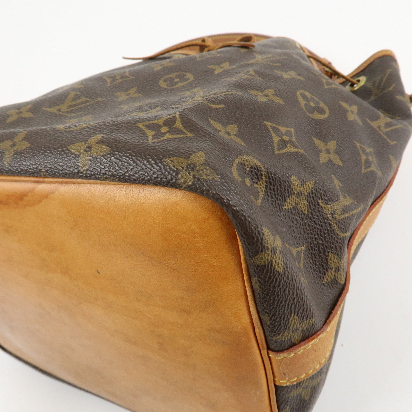 Louis Vuitton Monogram Petit Noe Shoulder Bag Brown M42226 Used