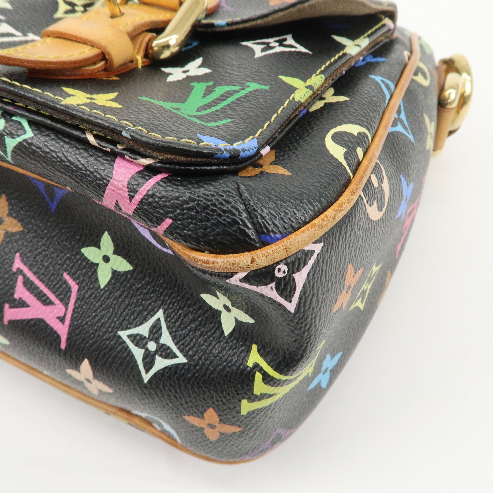 Louis Vuitton Monogram Multicolor Lodge GM Shoulder Bag M40052 Used