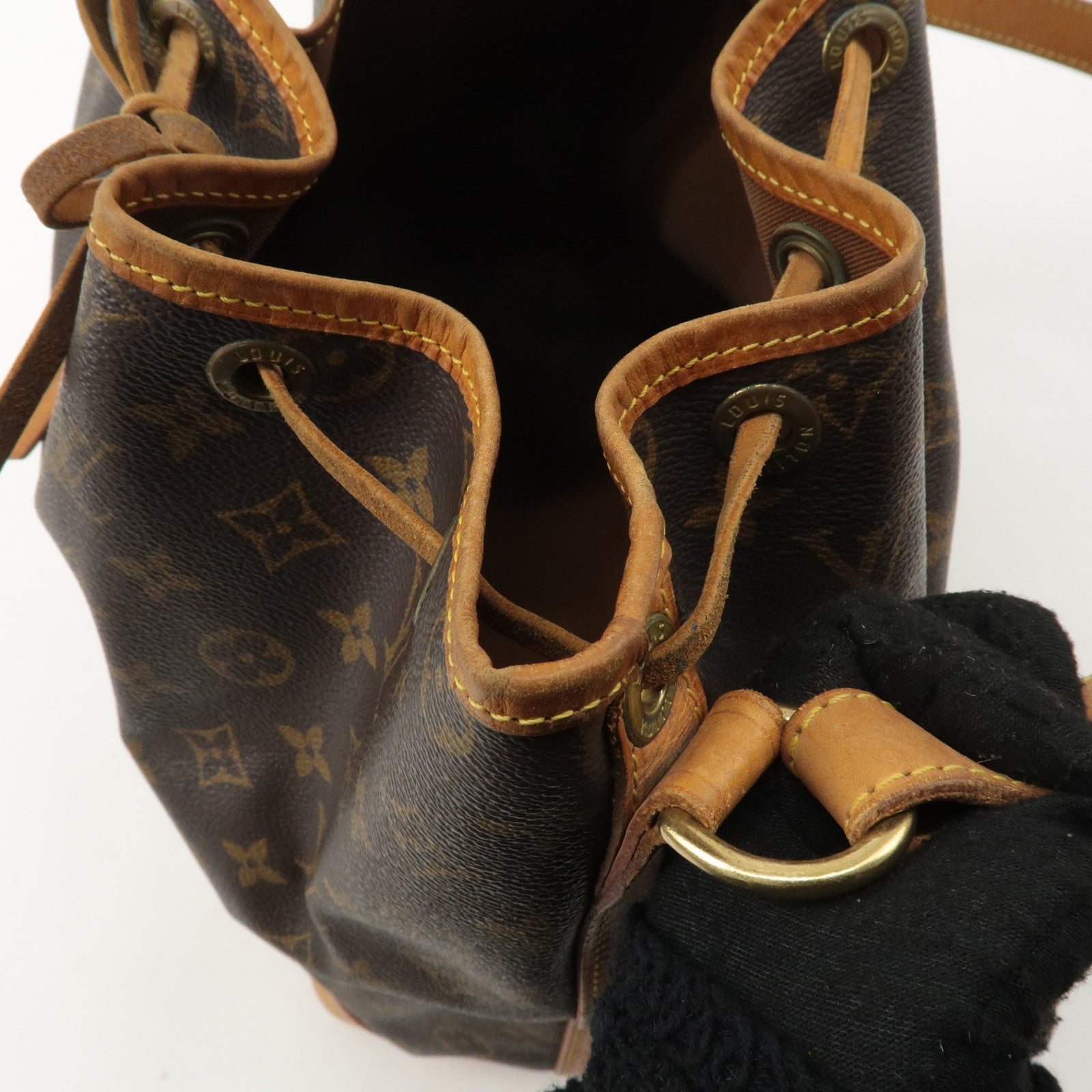 Louis Vuitton Monogram Noe Shoulder Bag Hand Bag Brown M42224