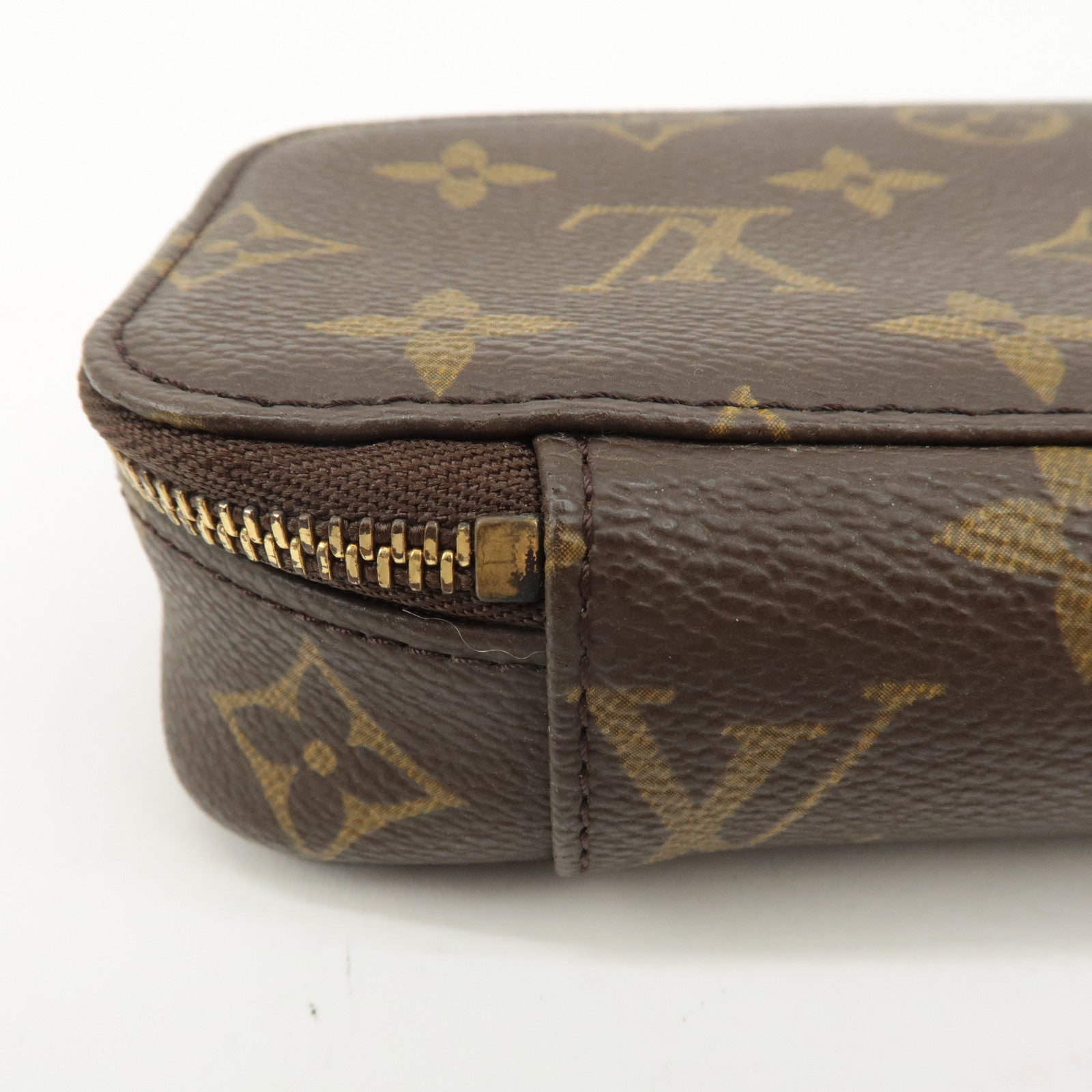 Louis Vuitton Monogram Posh Monte Carlo Pouch Brown M47352 Used