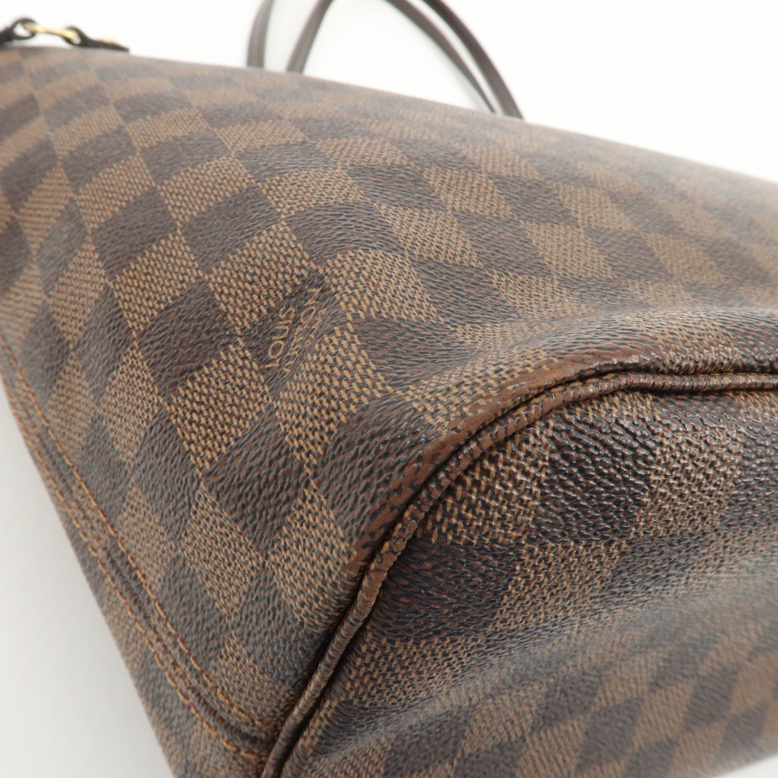 Louis Vuitton Damier Neverfull MM Tote Bag N51105 Used