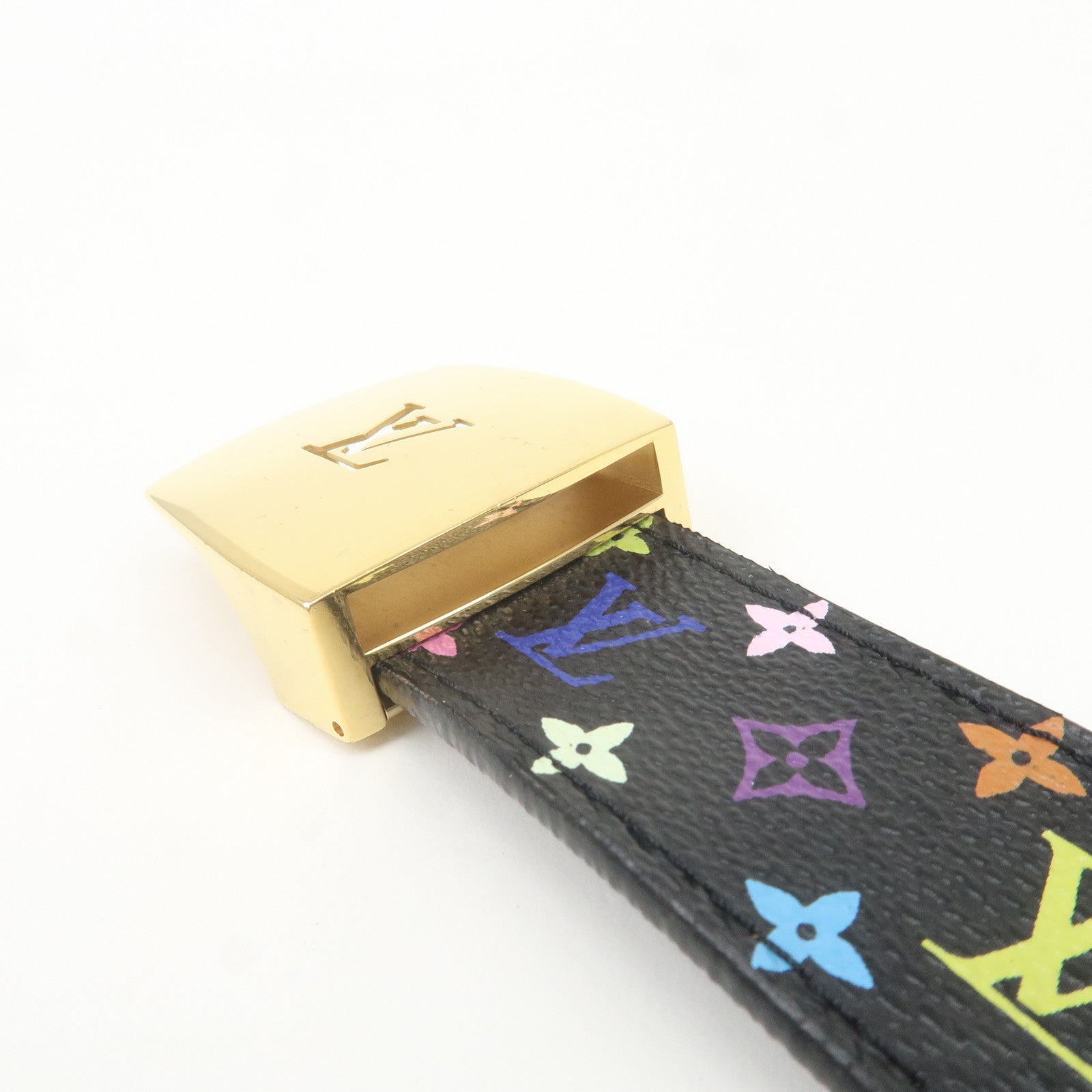 Louis Vuitton Monogram Multicolor Saint Tulle Belt 75/30 M6890