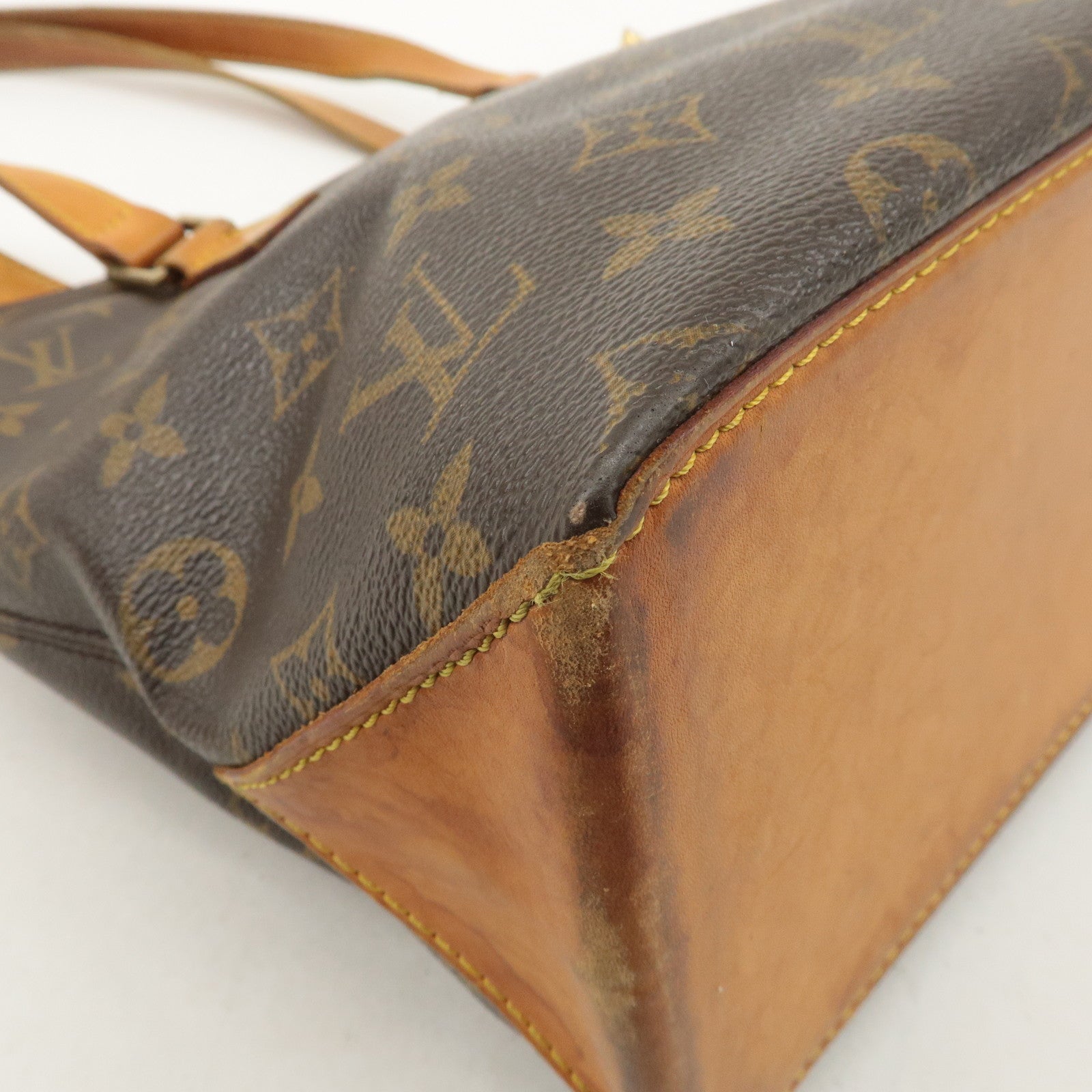 Louis Vuitton Monogram Cabas Piano Tote Bag Brown M51148