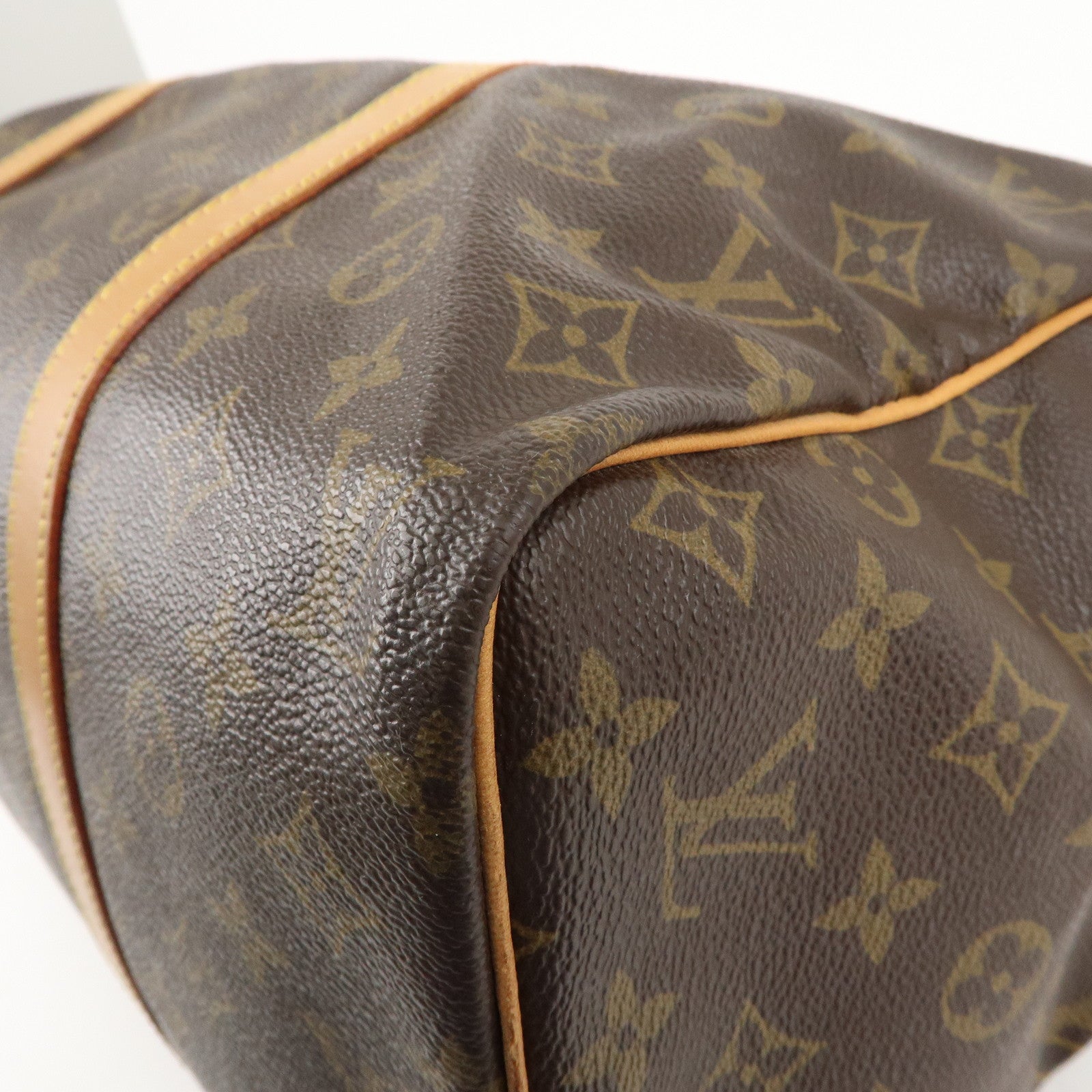 Louis Vuitton Monogram Sac Souple 35 Boston Bag Brown M41626