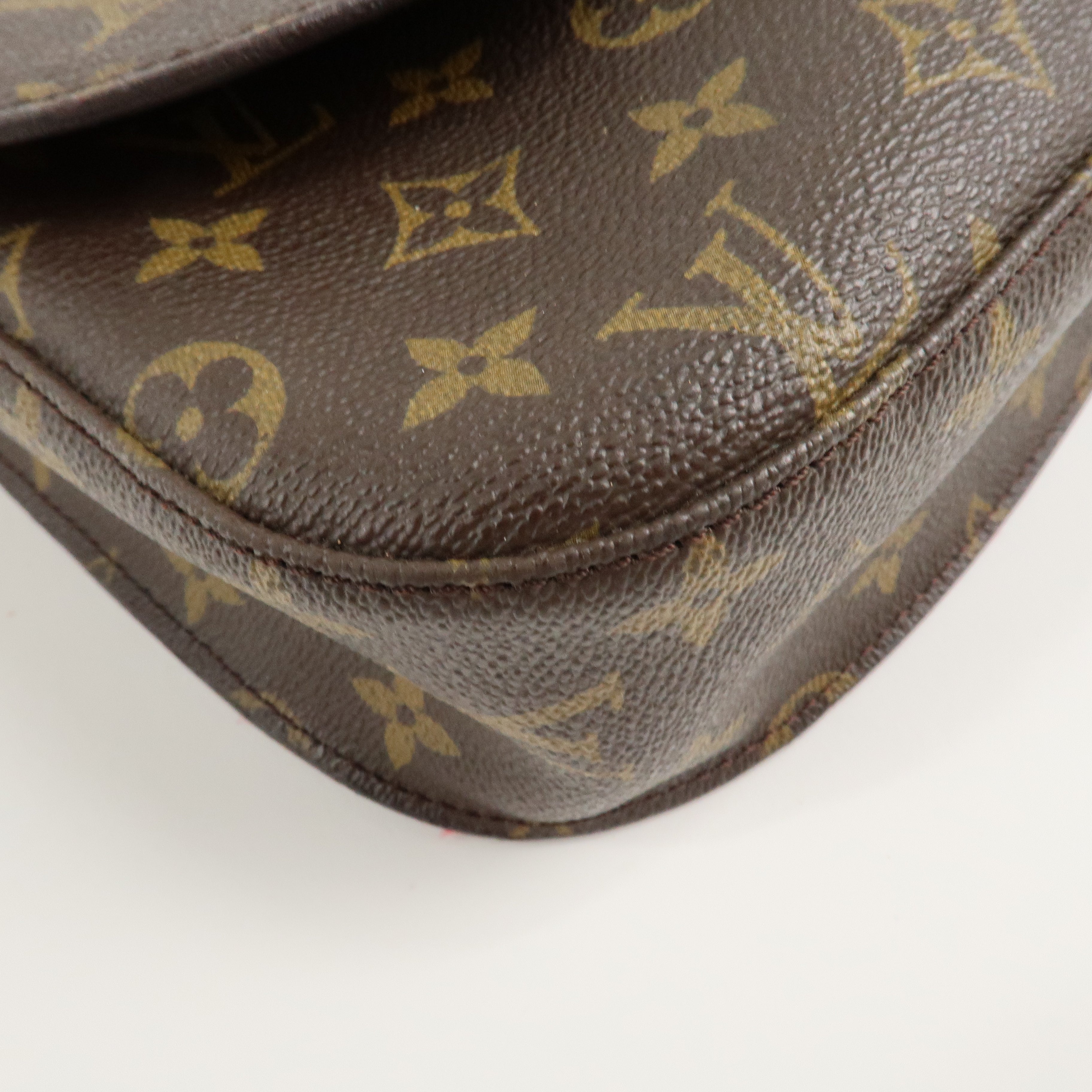 Louis Vuitton Monogram Saint Cloud GM Shoulder Bag Brown M51242 Used