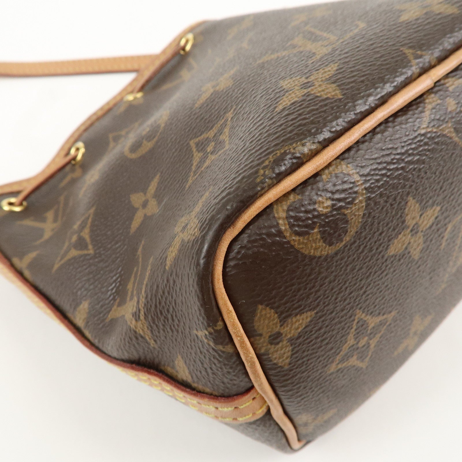 Louis Vuitton Monogram Nano Noe Shoulder Bag Brown M41346