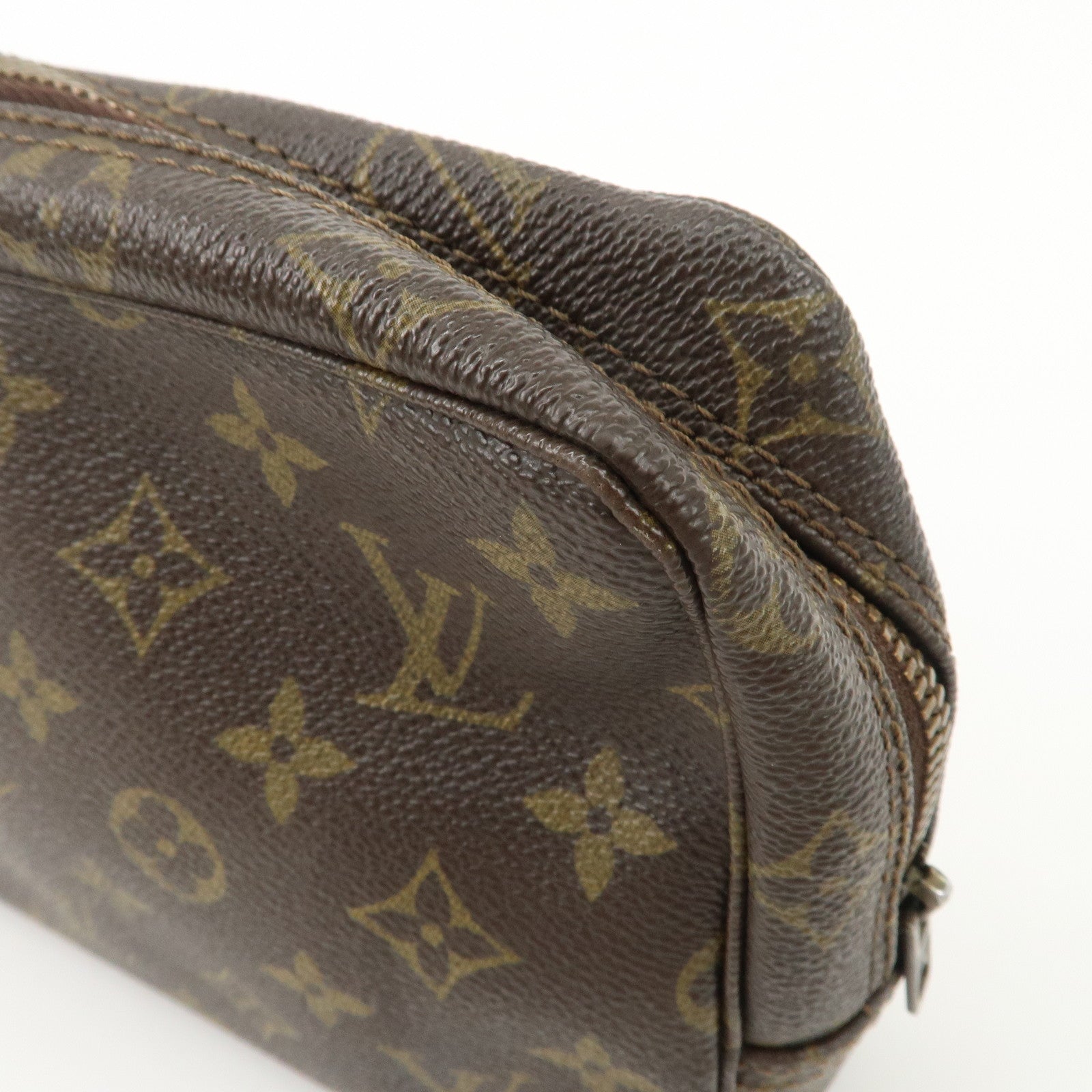 Louis Vuitton Monogram Trousse Toilette 23 Pouch Brown M47524 Used