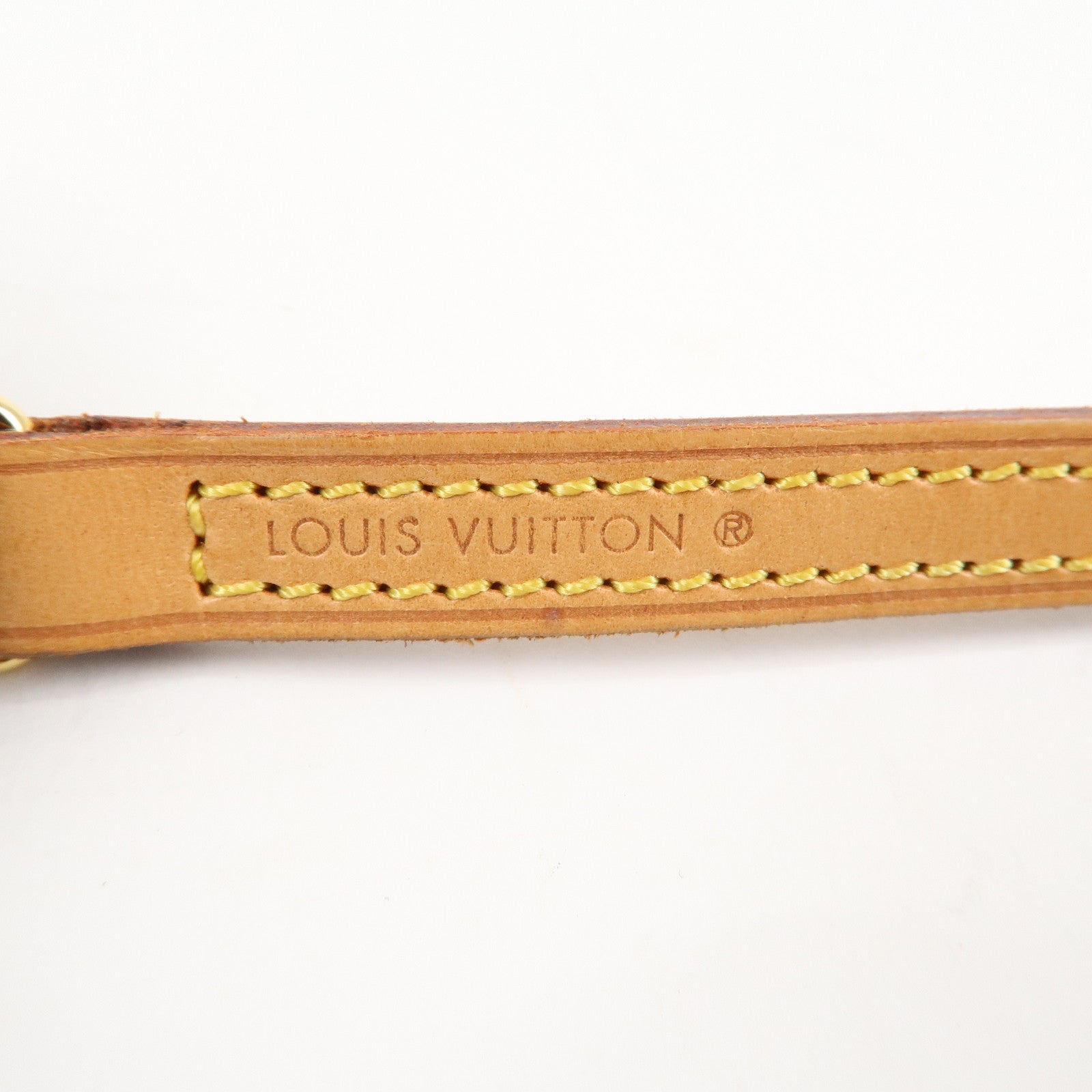 Louis Vuitton Nume Leather Shoulder Strap 120cm Natural J00145 Used