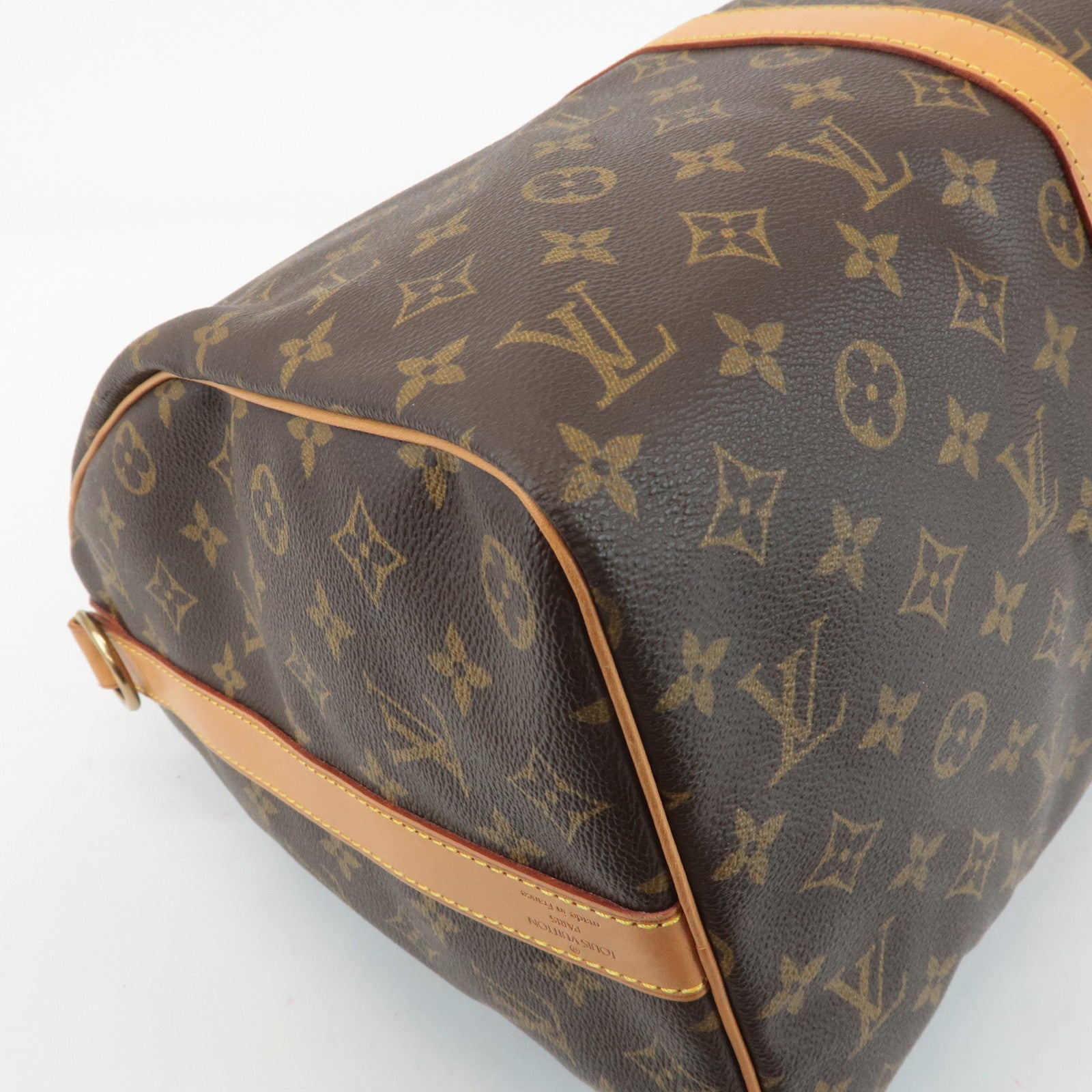 Louis Vuitton Monogram Keep All Bandouliere 45 Boston Bag M41418 Used