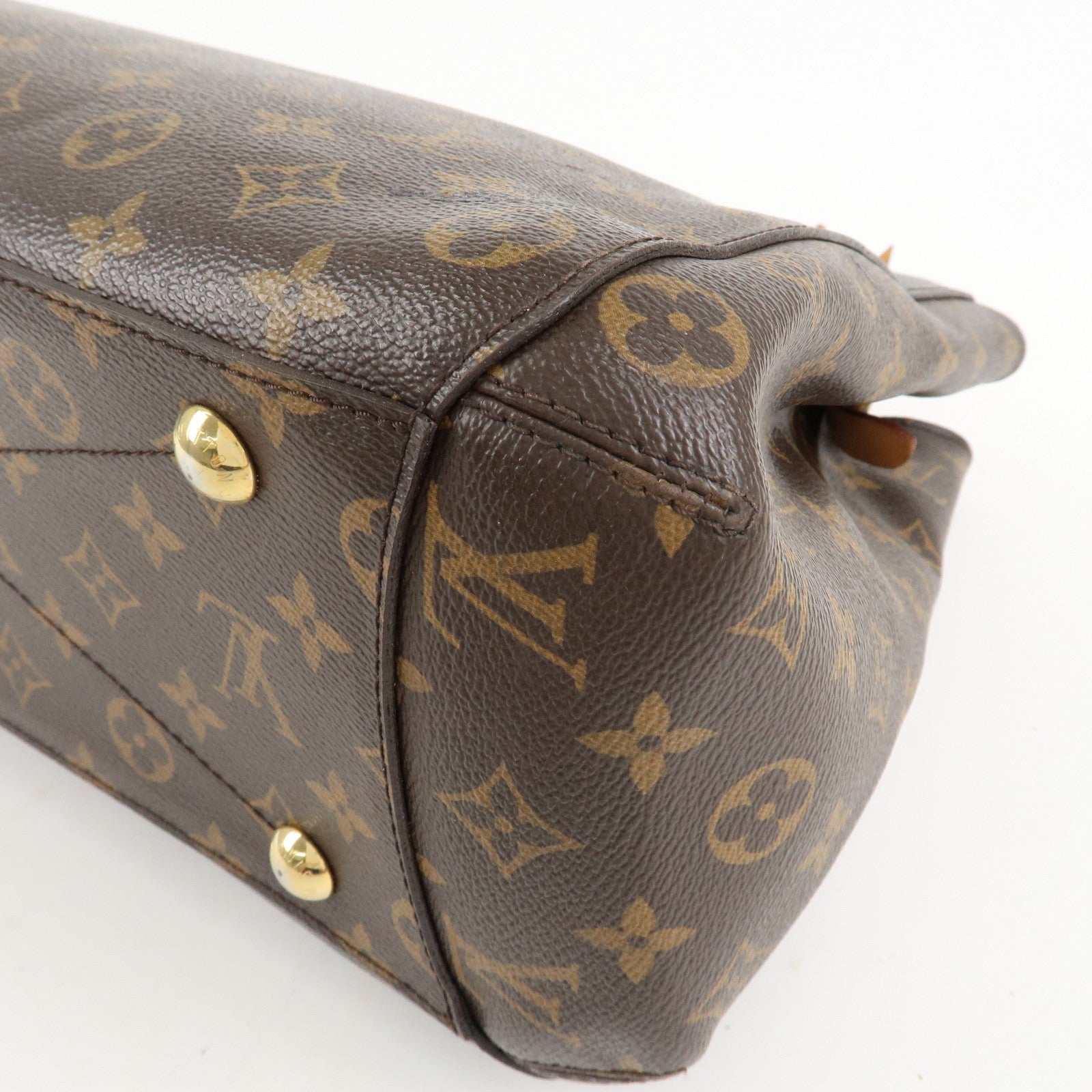 Louis Vuitton Monogram Montaigne GM Hand Bag Brown M41067 Used