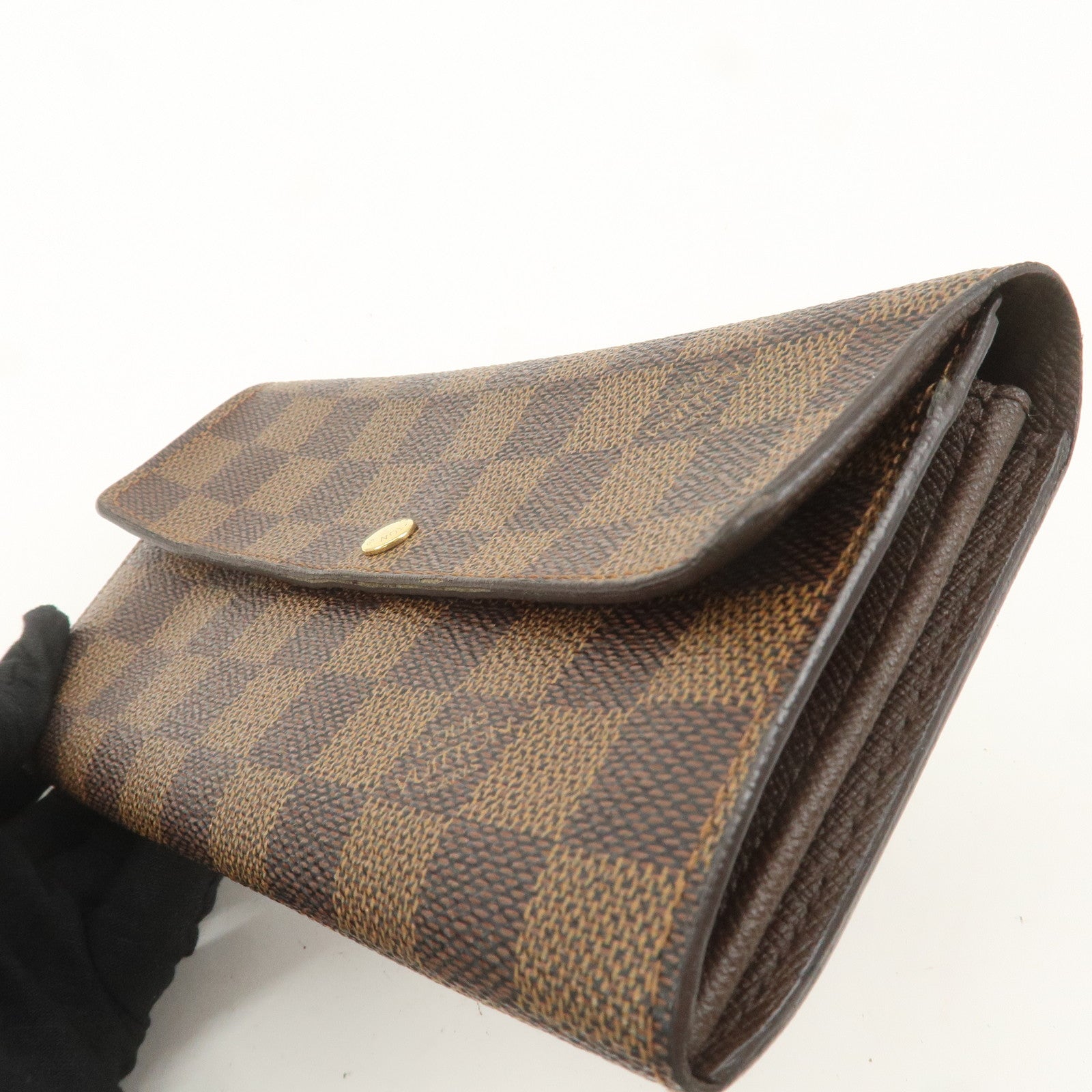 Louis Vuitton Damier Portefeuille Sarah Long Wallet Brown N61734