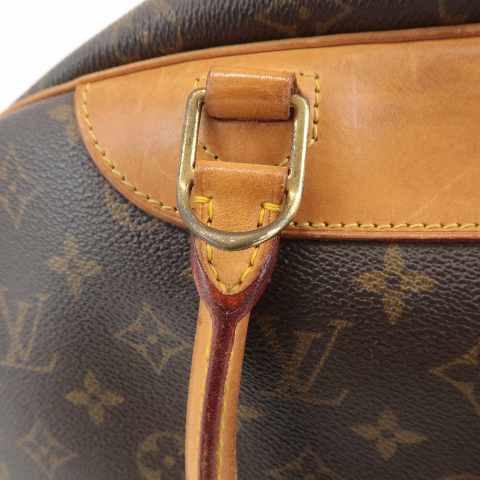 Louis Vuitton Monogram Deauville Hand Bag Brown M47270