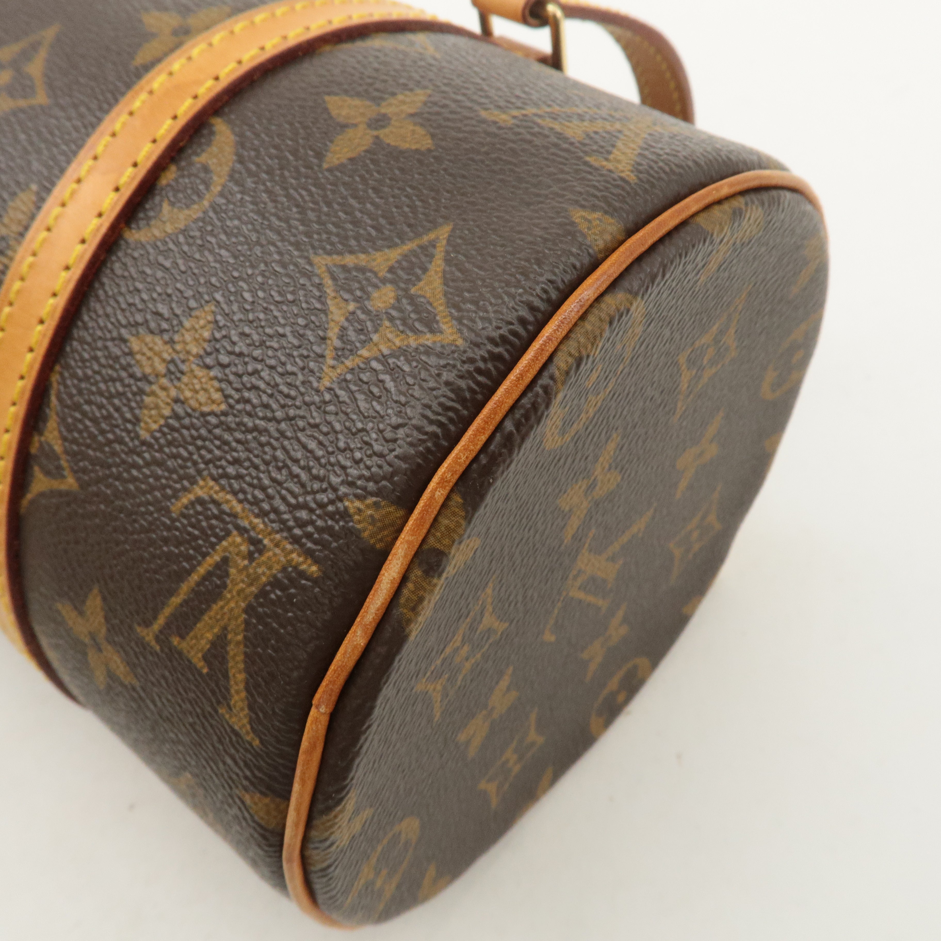 Louis Vuitton Monogram Papillon 26 Hand Bag Brown M51385