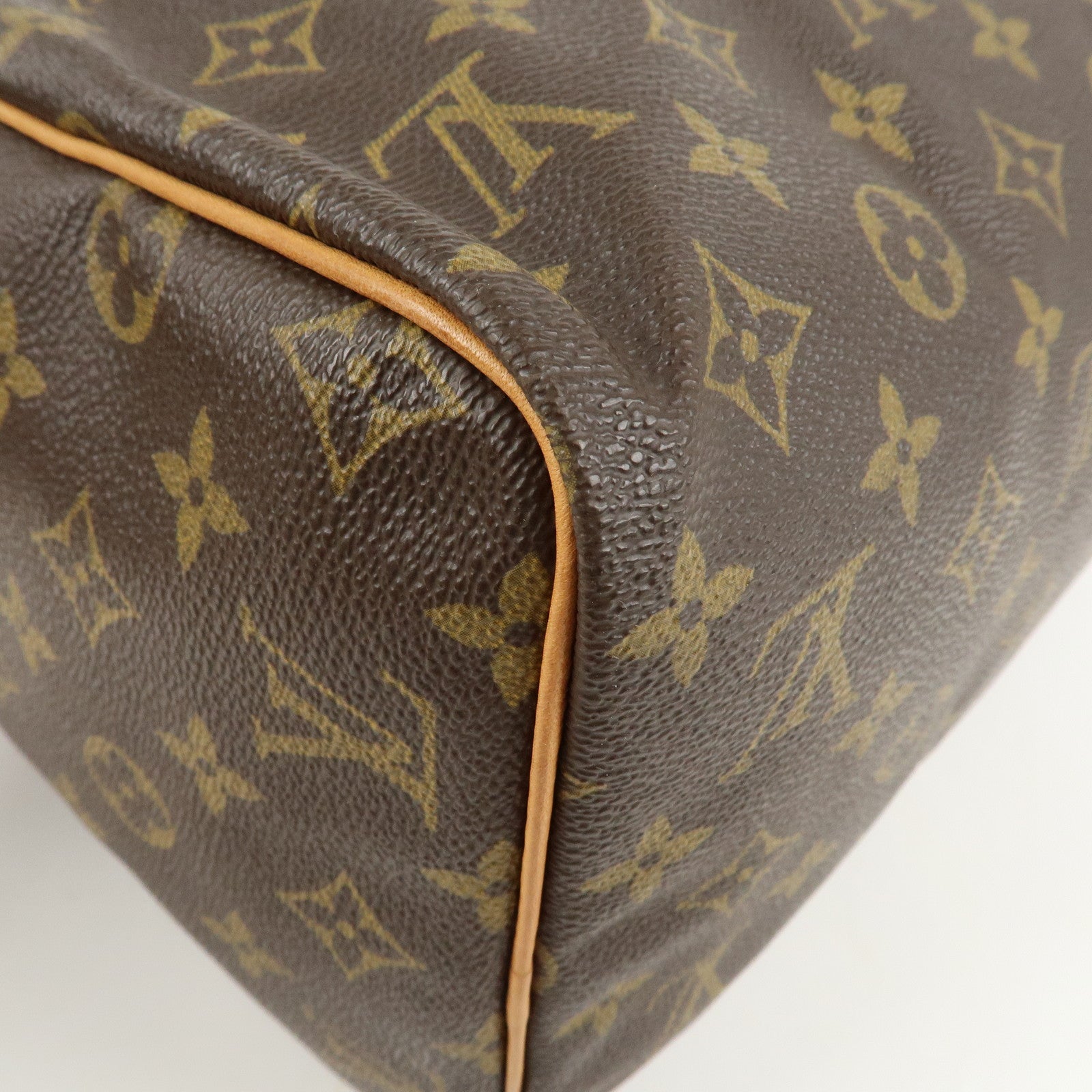 Louis Vuitton Monogram Speedy 30 Hand Bag Boston Bag M41108 Used