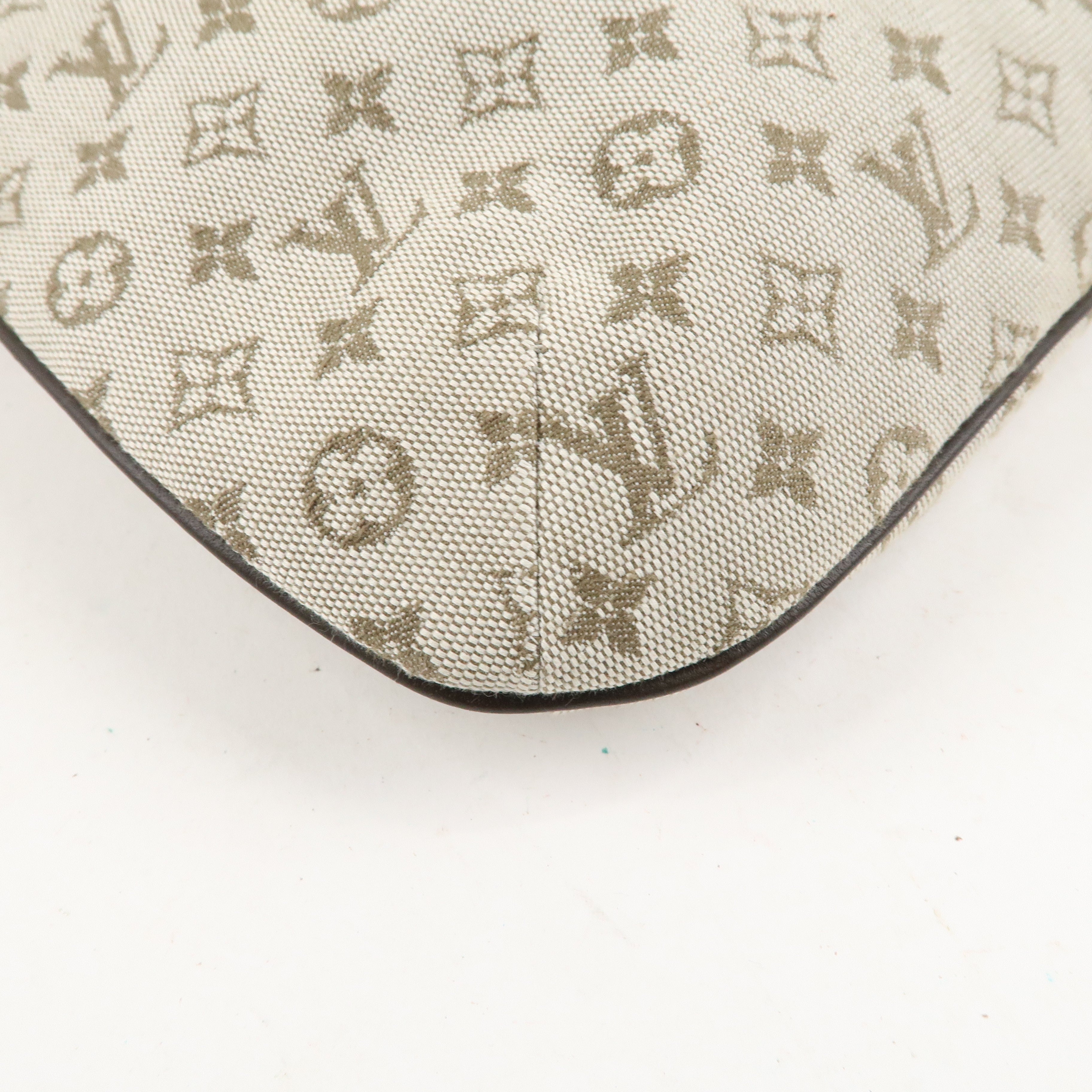 Louis Vuitton Monogram Mini Francoise Hand Bag Khaki M92209