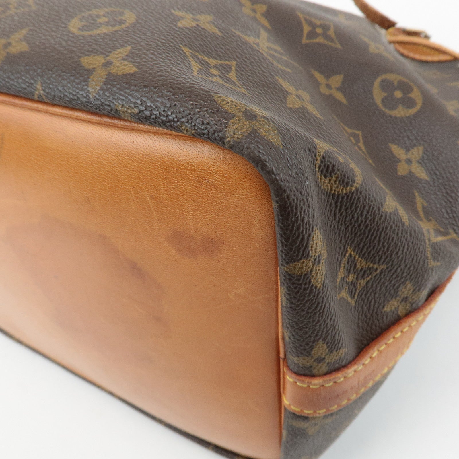 Louis Vuitton Monogram Petit Noe Shoulder Bag Brown M42226 Used