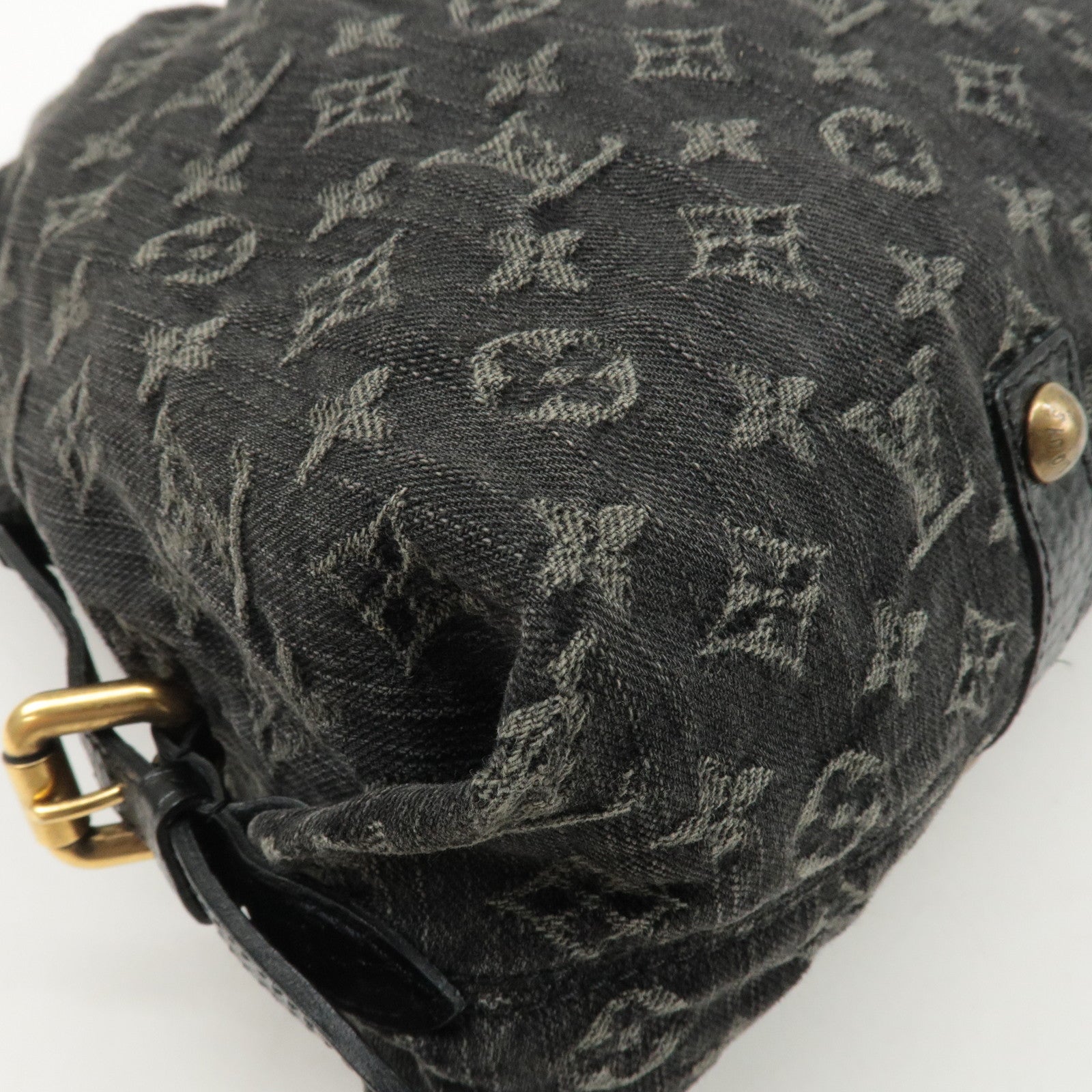 Louis Vuitton Monogram Denim Neo Cabby GM Shoulder Bag Noir M95352