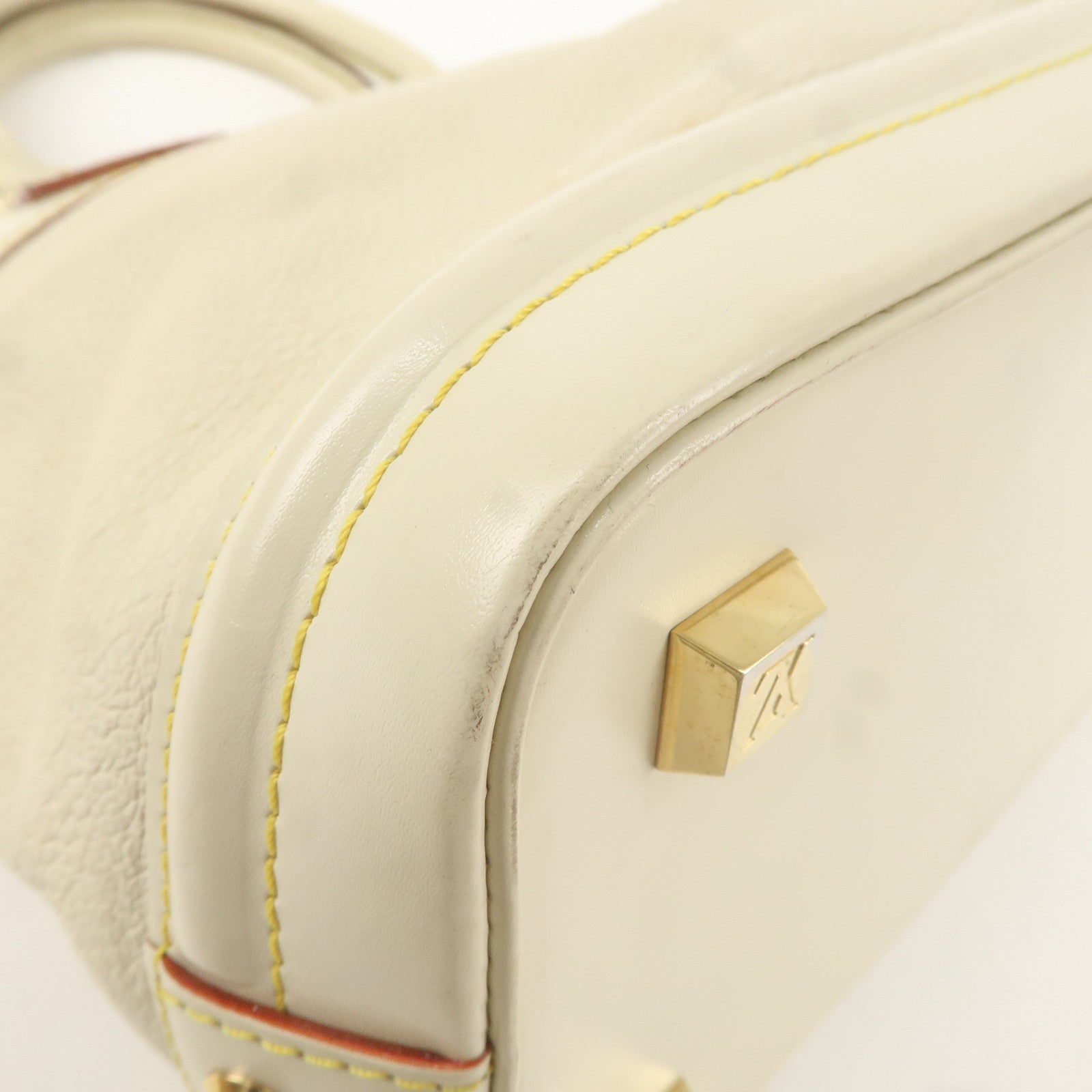 Louis Vuitton Suhari Lock It PM Hand Bag Blanc M91887