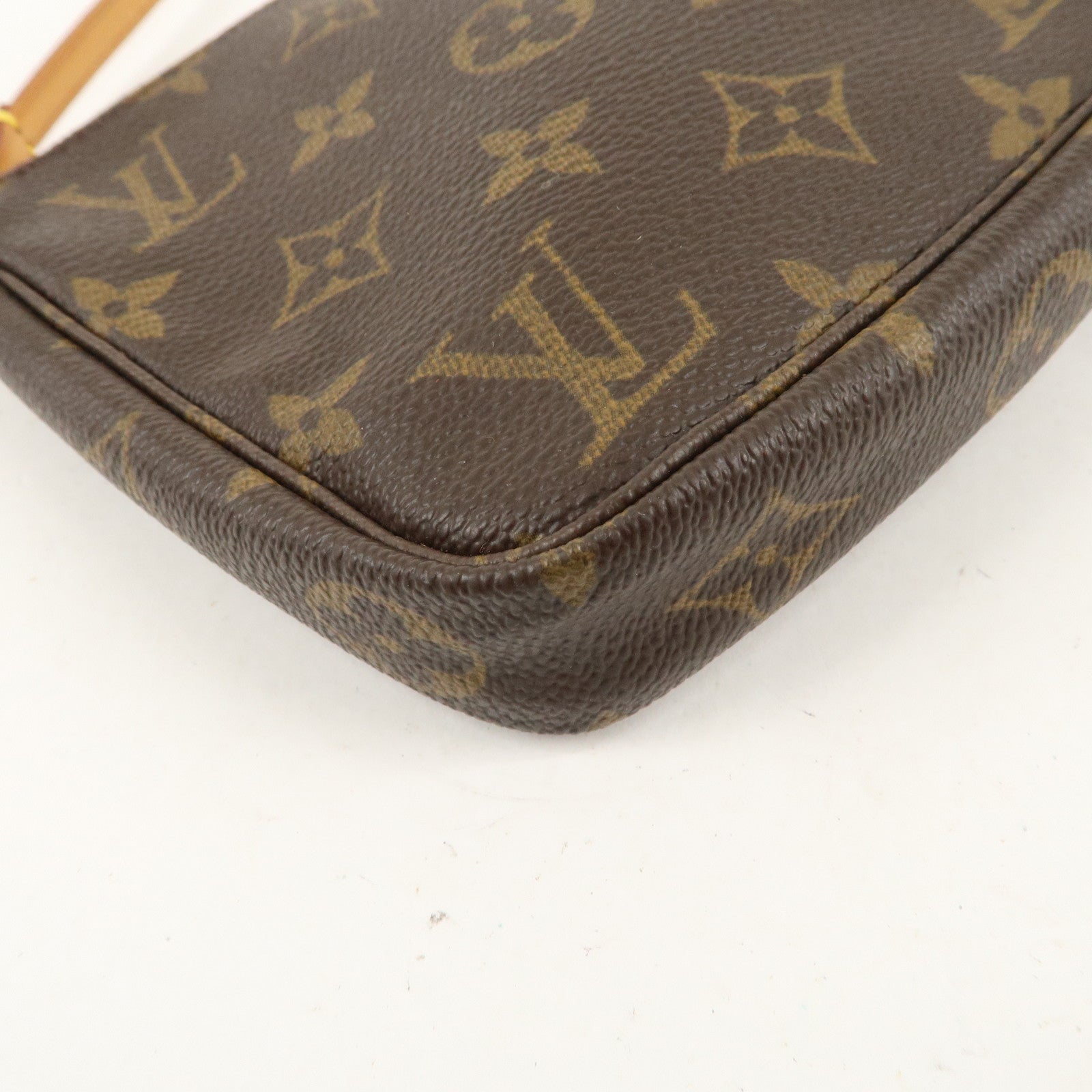 Louis Vuitton Monogram Pochette Accessoir Hand Bag Brown M51980