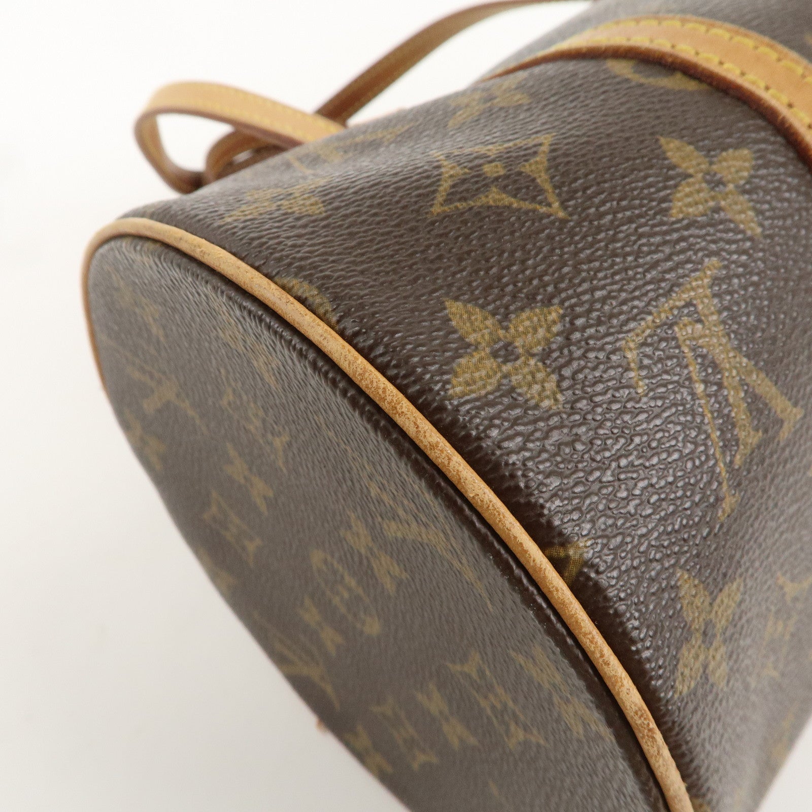 Louis Vuitton Monogram Papillon 30 Hand Bag Brown M51385