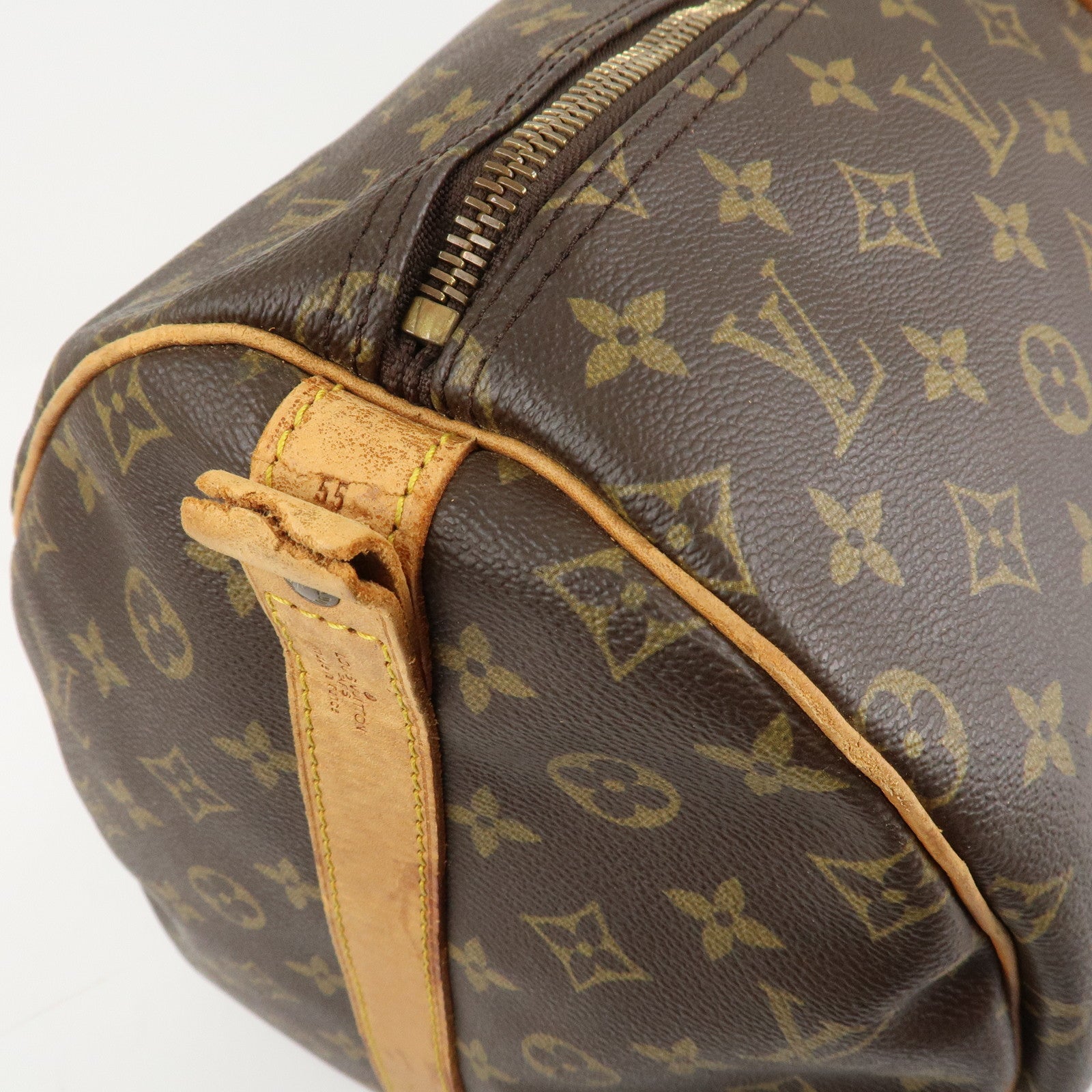 Louis Vuitton Monogram Keep All Bandouliere 55 Boston Bag M41414 Used