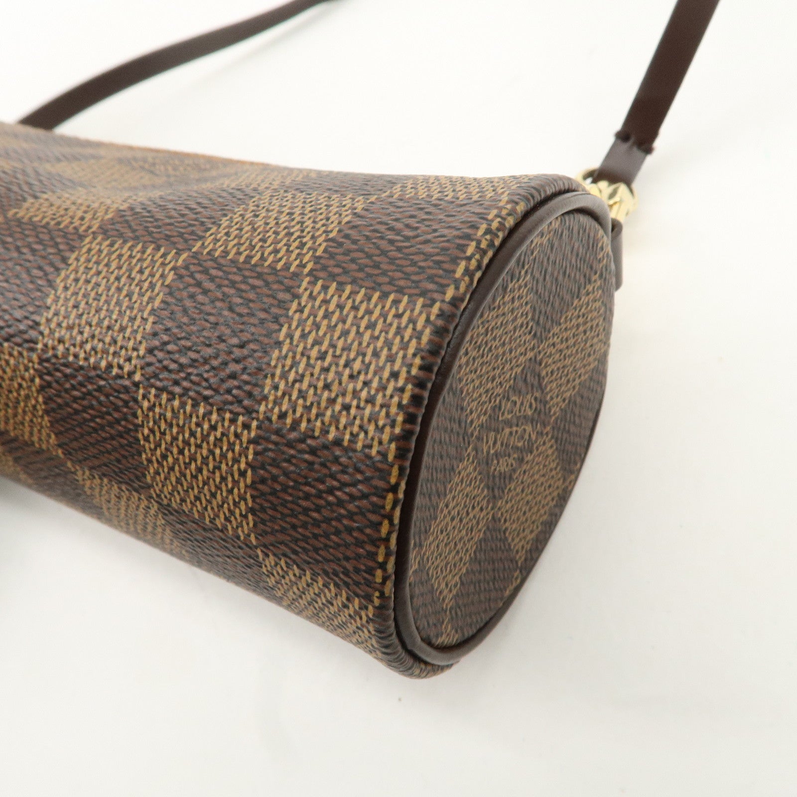 Louis Vuitton Damier Ebene Mini Pouch for Papillon Bag Brown