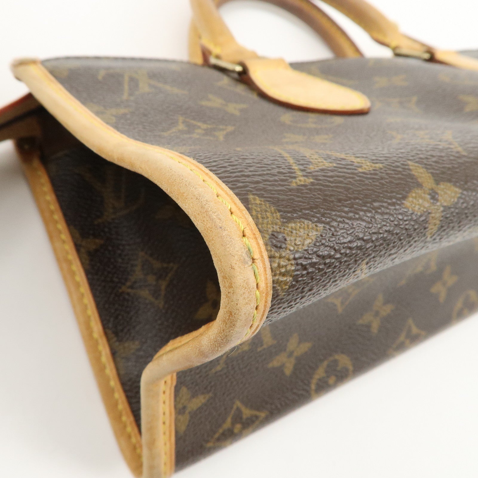 Louis Vuitton Monogram Popincourt Hand Bag Brown M40009 Used