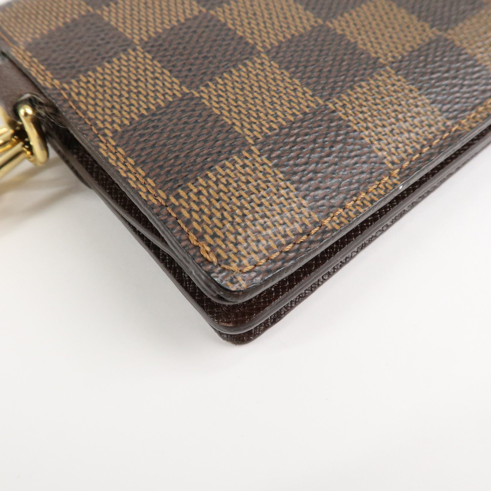 Louis Vuitton Damier Portefeuille Accordeon Wallet N60002 Used