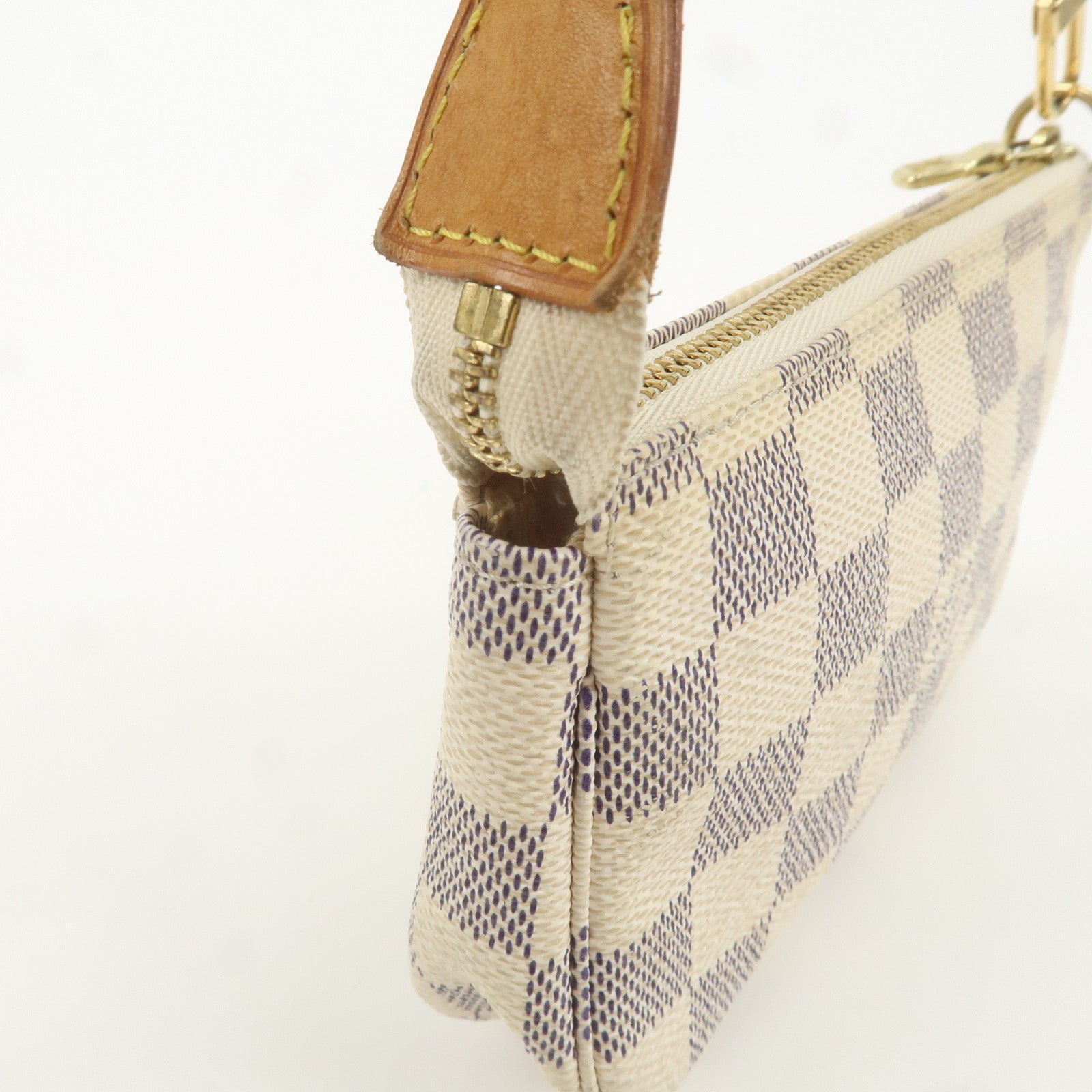 Louis Vuitton Damier Azur Mini Pochette Accessoires Pouch N58010