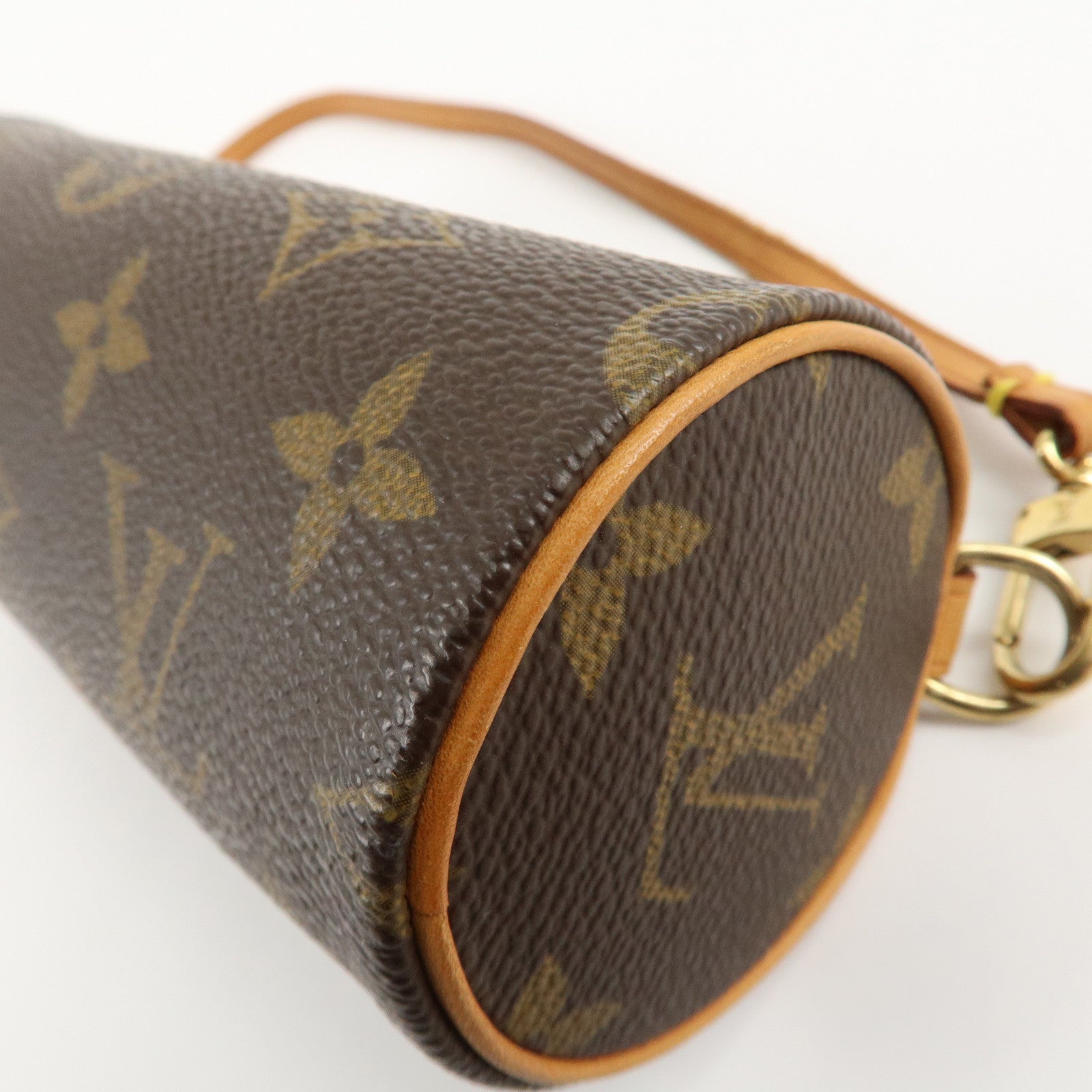 Louis Vuitton Monogram Mini Pouch for Papillon Bag New Style Brown Used