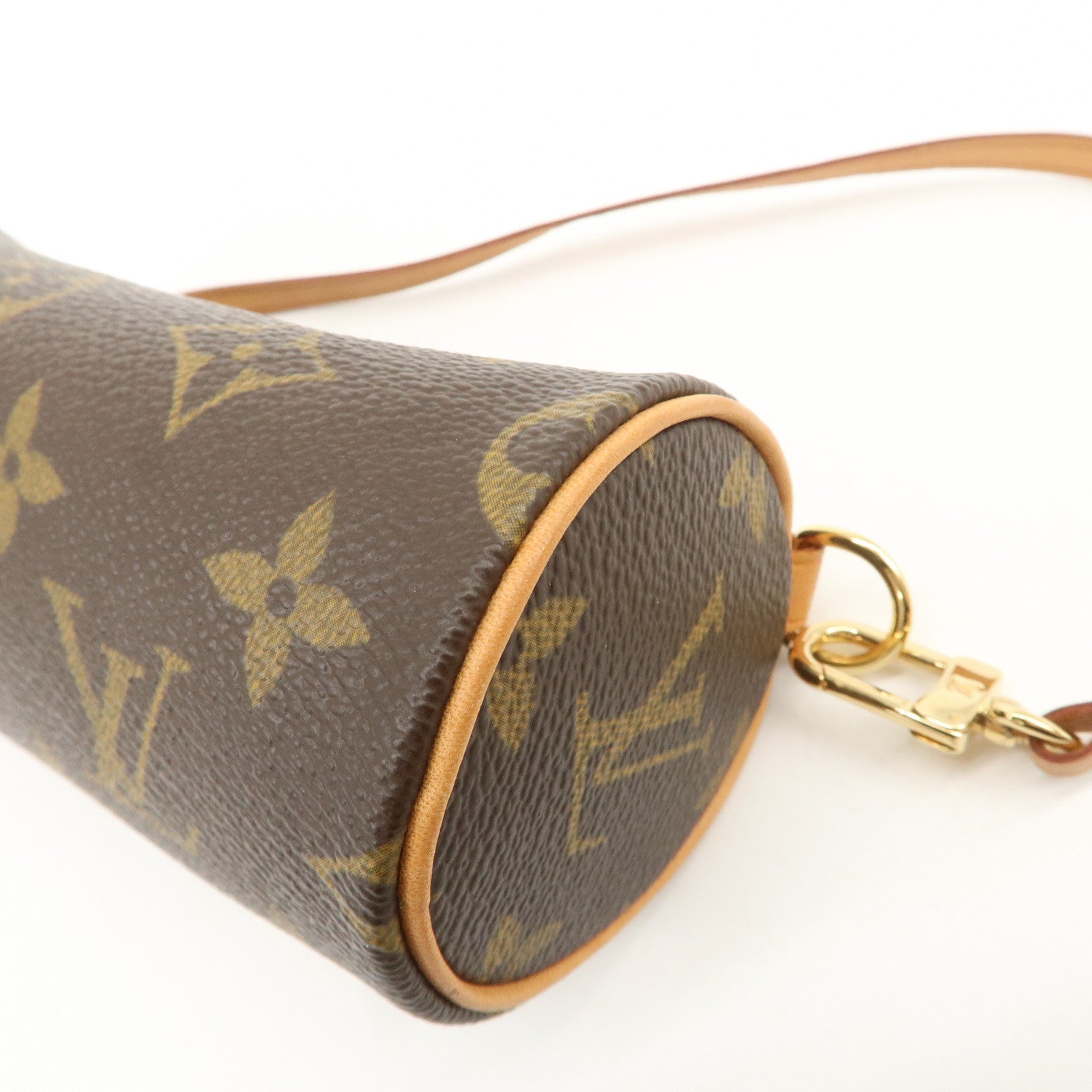 Louis Vuitton Monogram Papillon 30 Hand Bag Brown M51385 Used