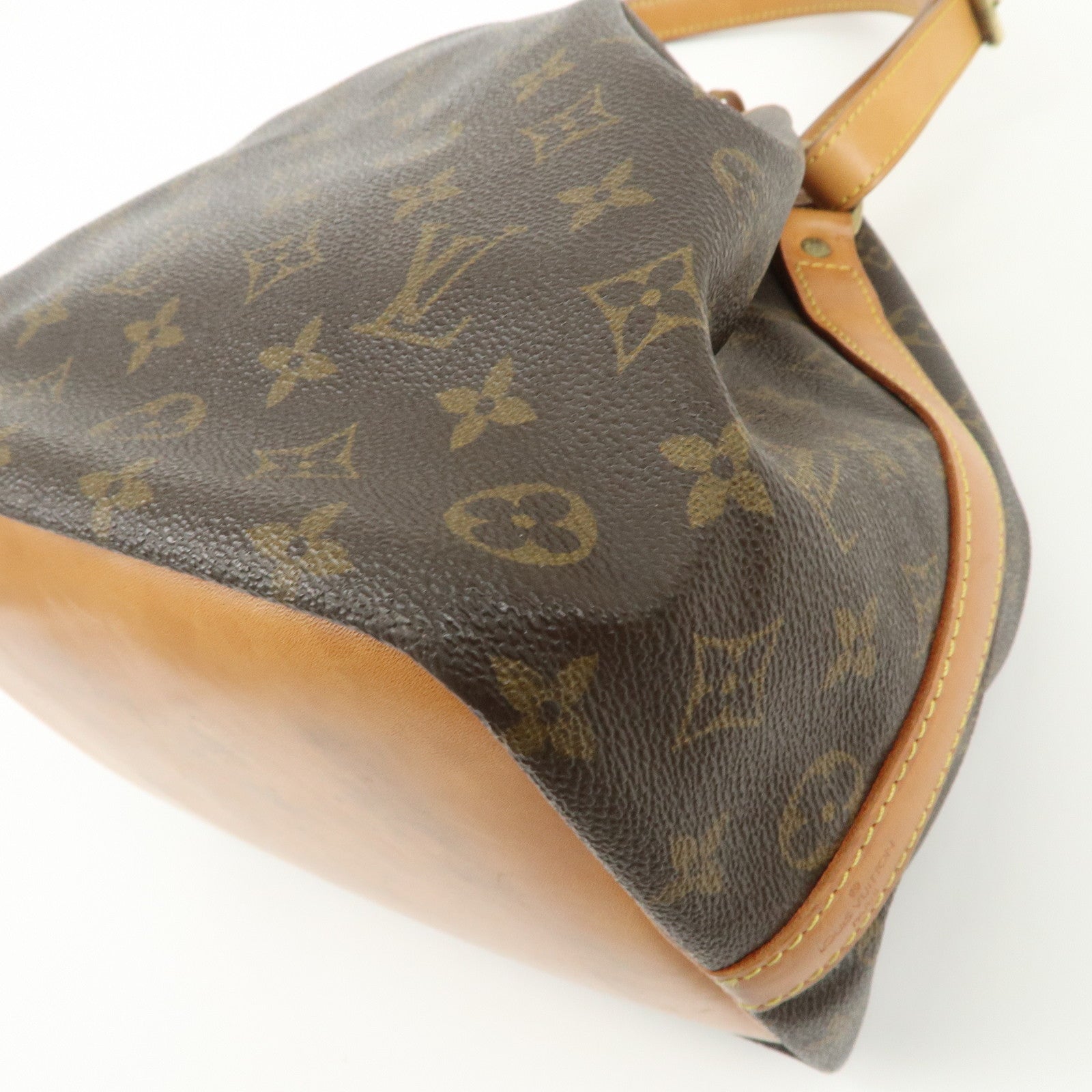 Louis Vuitton Monogram Petit Noe Shoulder Bag Brown M42226