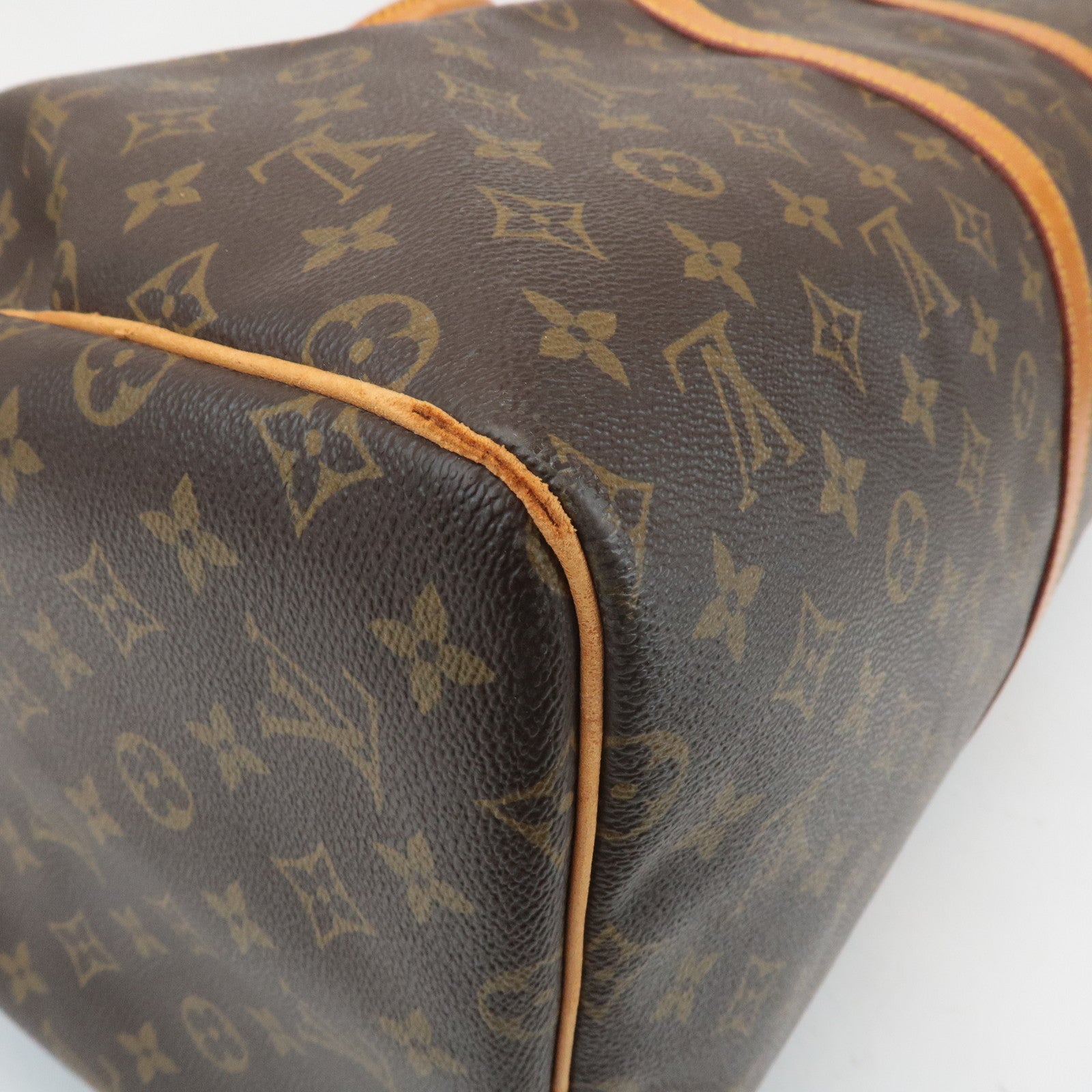 Louis Vuitton Monogram Keep All 55 Boston Bag Brown M41424 Used