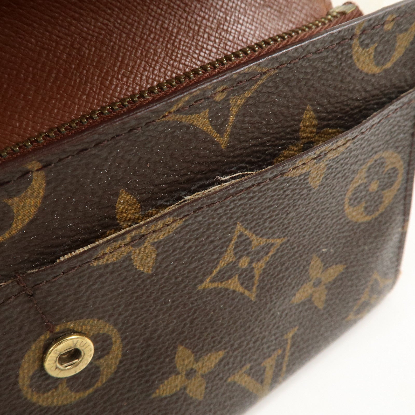 Louis Vuitton Set of 3 Monogram Wallet M61725 M61727 M61730 Used