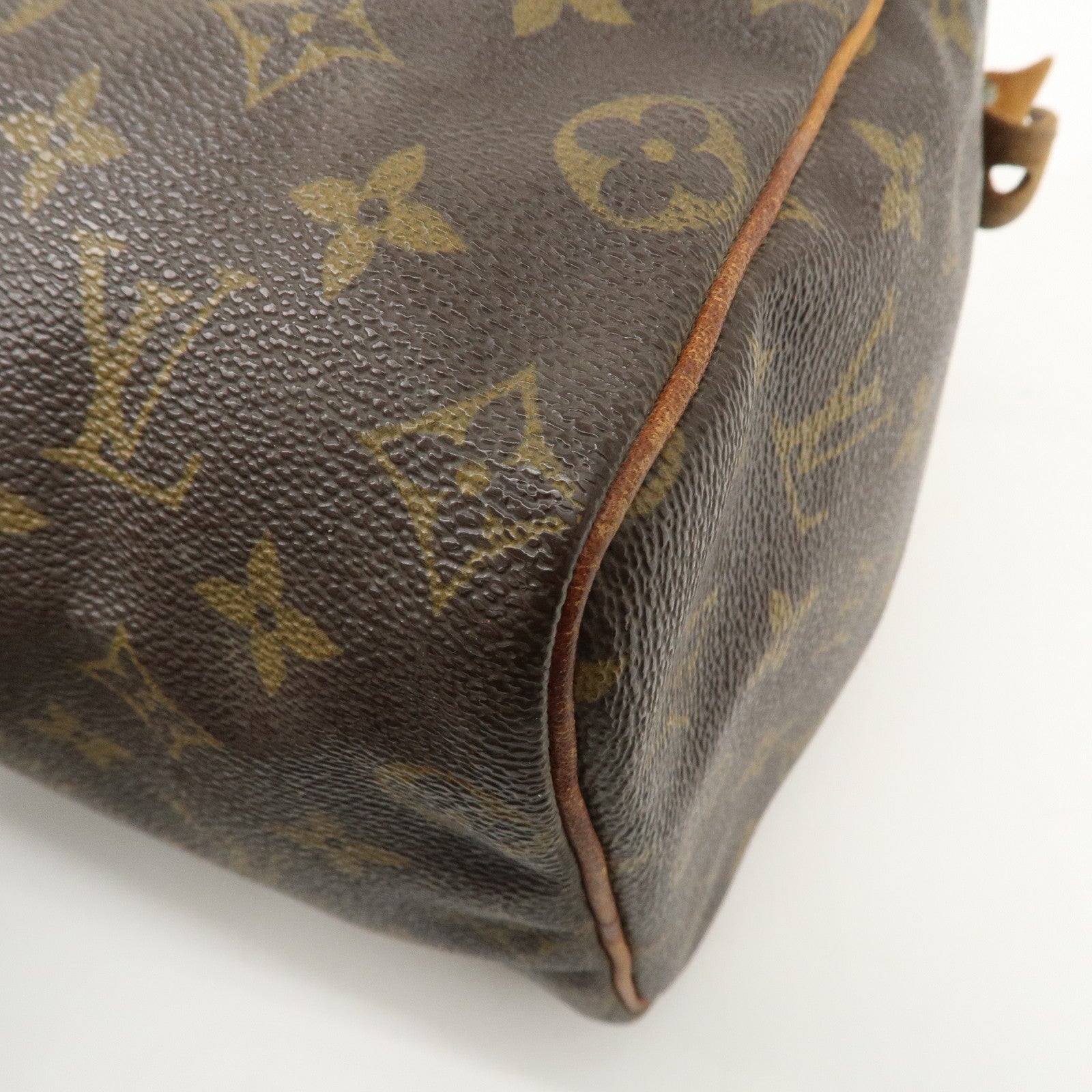 Louis Vuitton Monogram Speedy 25 Hand Bag Boston Bag M41528 Used