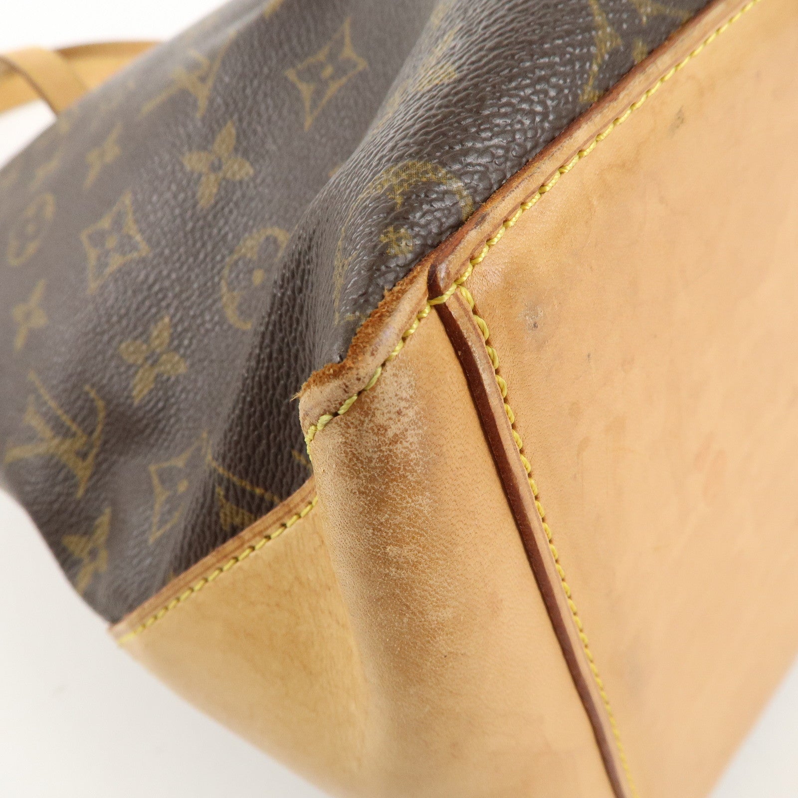 Louis Vuitton Monogram Cabas Mezzo Tote Bag Brown M51151