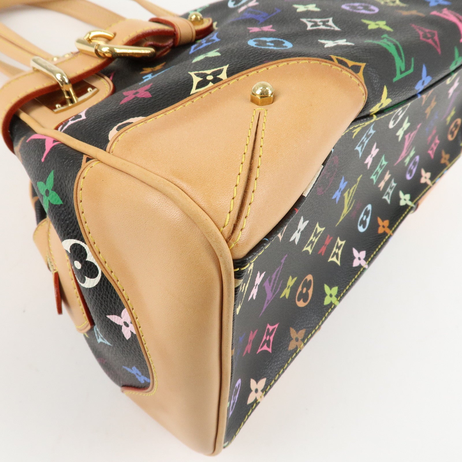 Louis Vuitton Monogram Multi Color Claudia Hand Bag M40194 Used