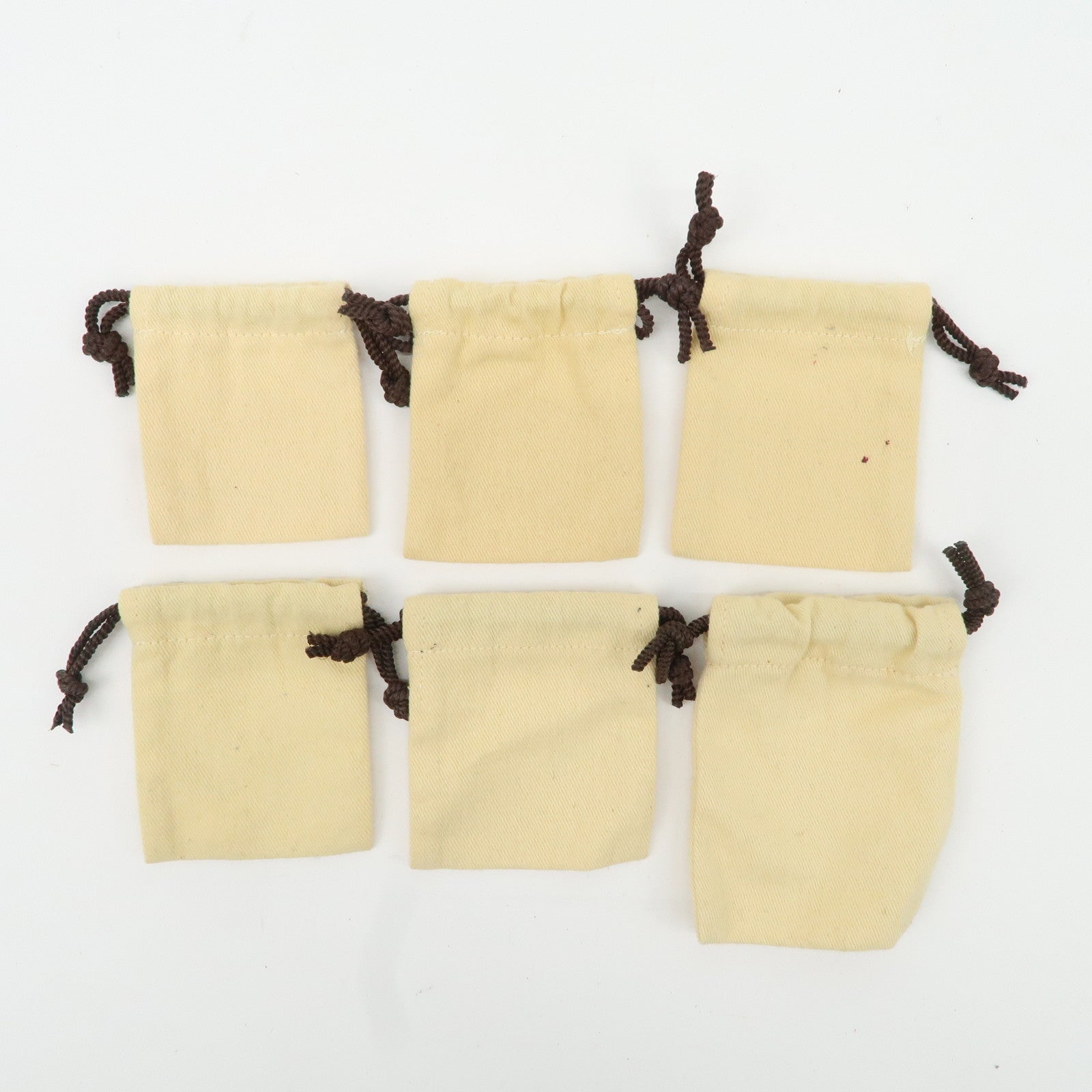 Louis Vuitton Set Of 30 Dust Bag Mini Drawstring Type Beige Used