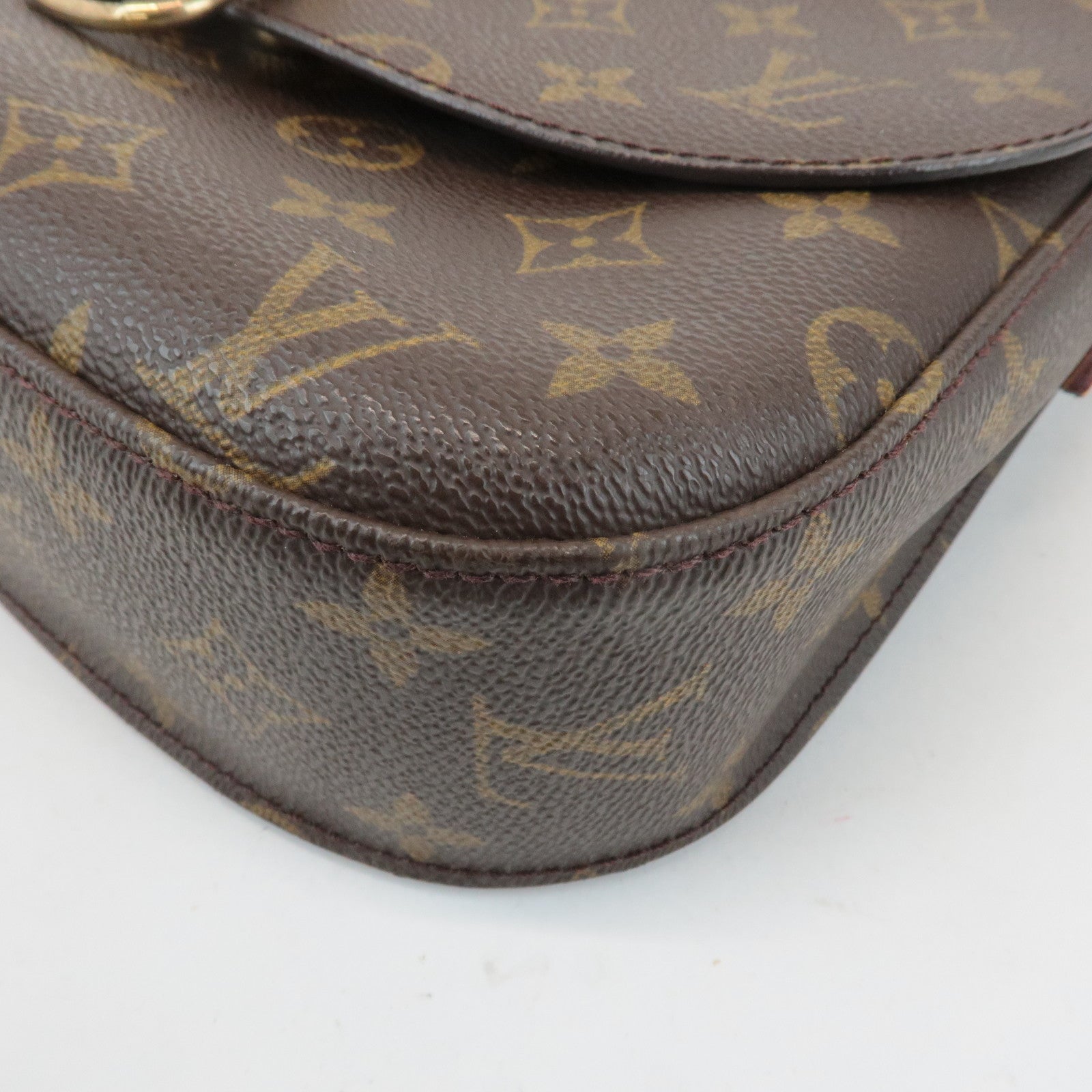 Louis Vuitton Monogram Saint Cloud GM Shoulder Bag Brown M51242 Used