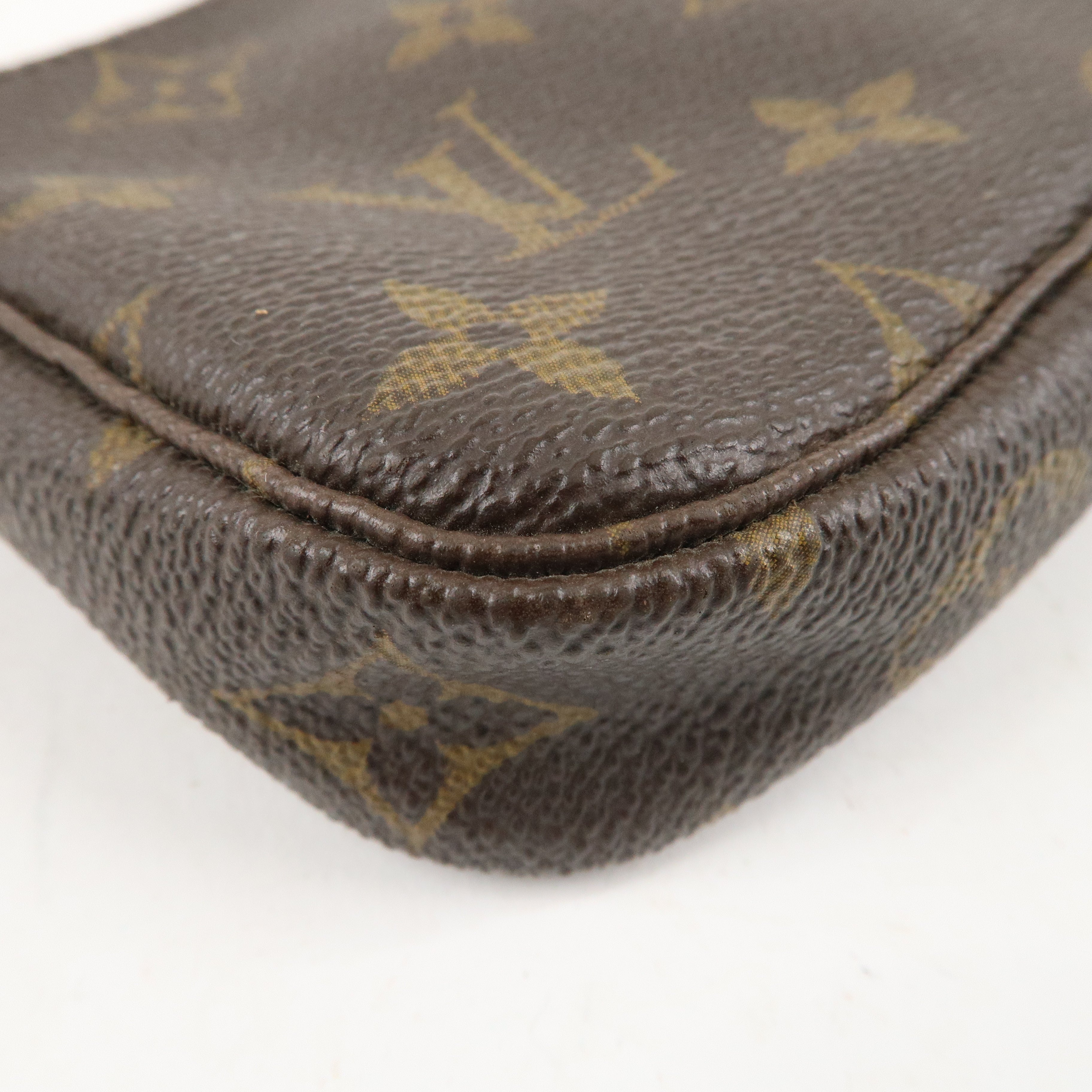 Louis Vuitton Monogram Mini Pochette Accessoires Brown M58009