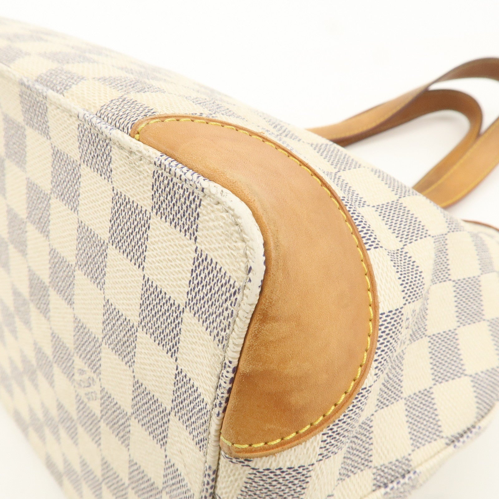 Louis Vuitton Damier Azur Hampstead PM Hand Bag Ivory N51207