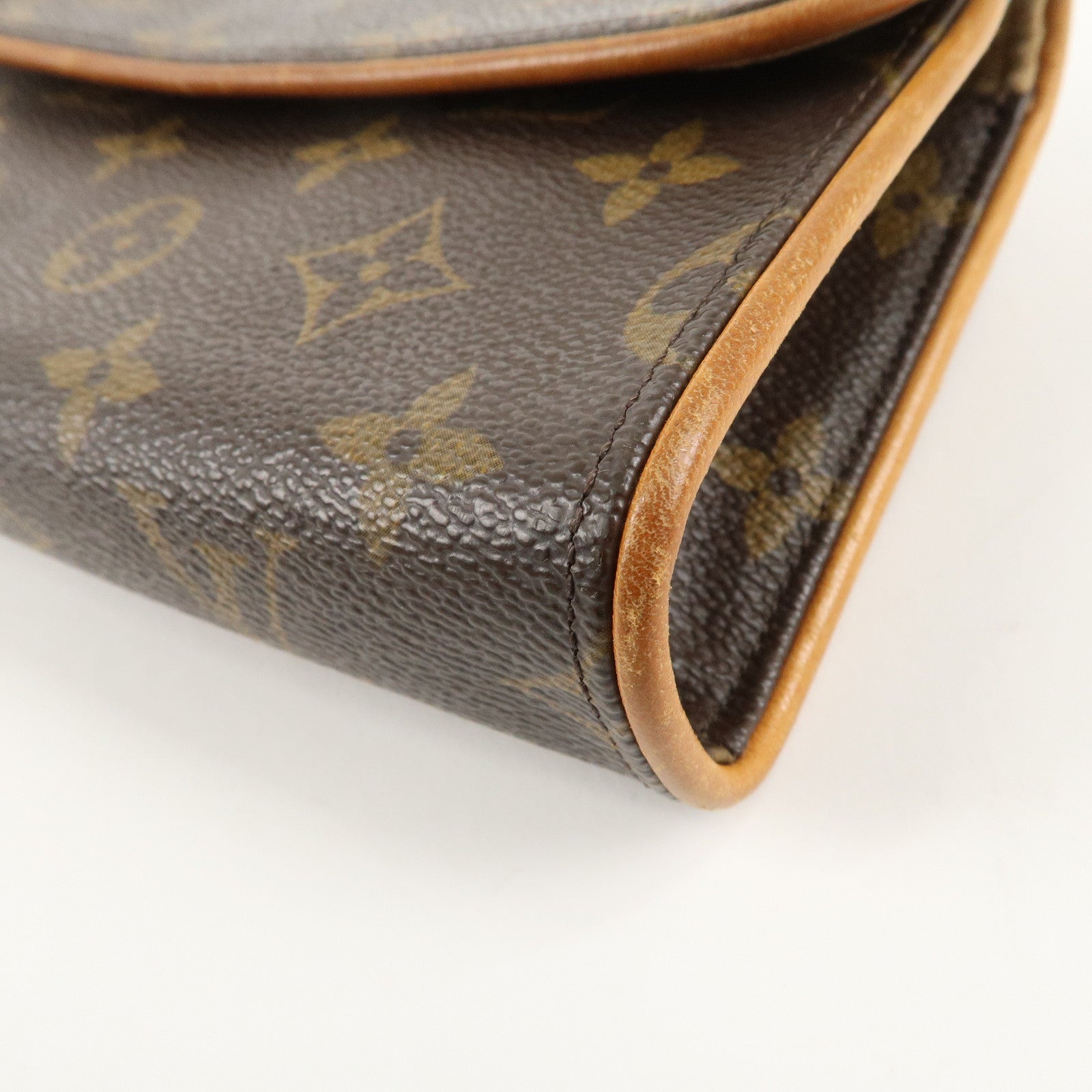 Louis Vuitton Monogram Pochette Florentine Waist Bag Belt XS M51855