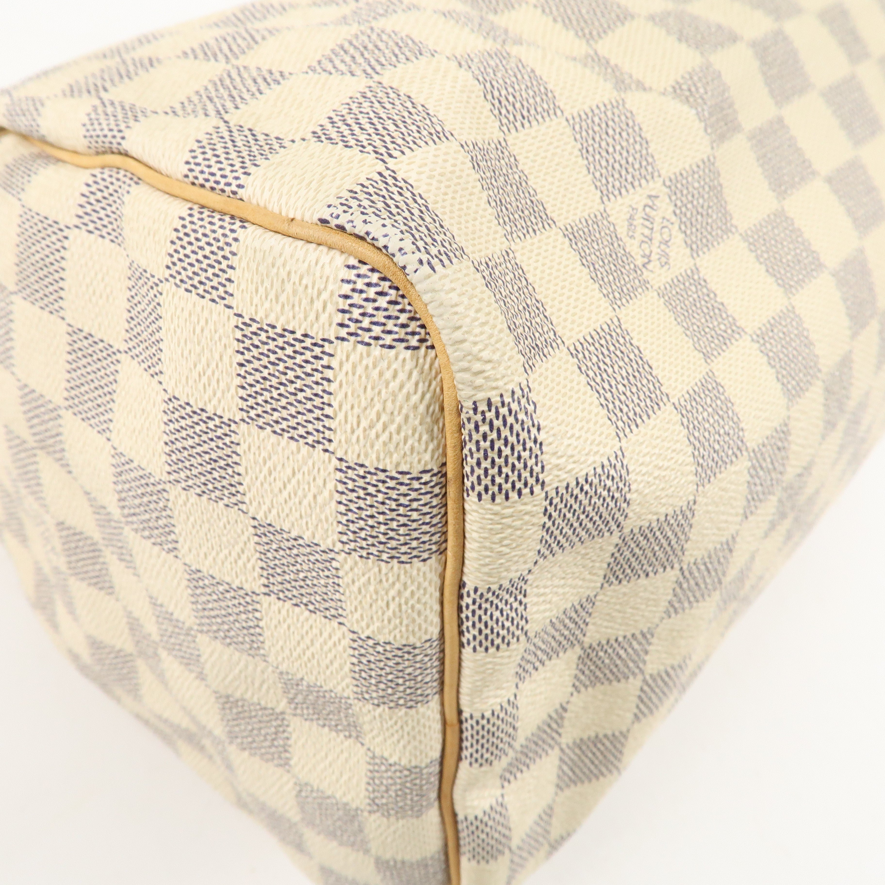 Louis Vuitton Damier Azur Speedy 30 Boston Hand Bag N41533