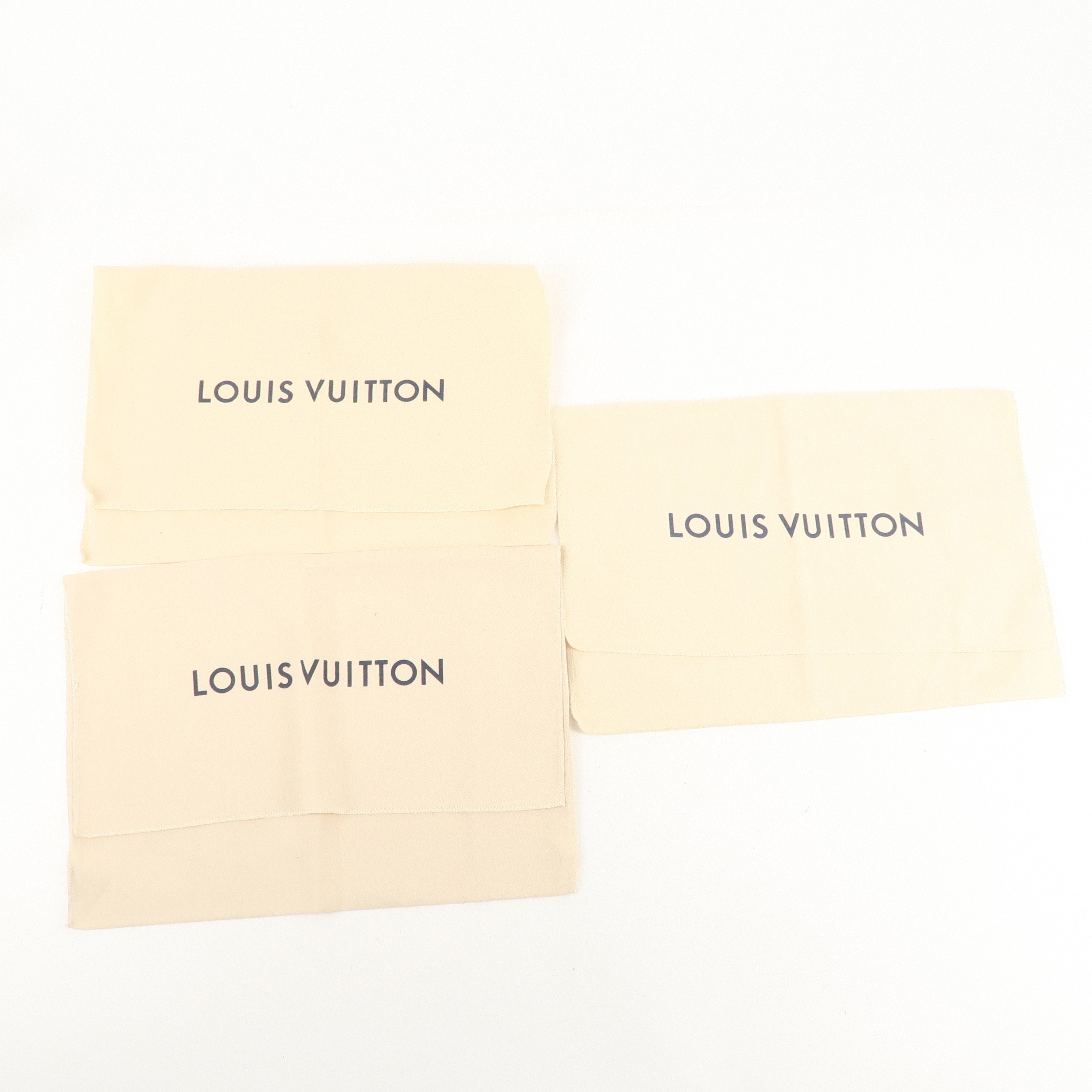 Louis Vuitton Set of 10 Storage Bag Dust Bag New Model Beige