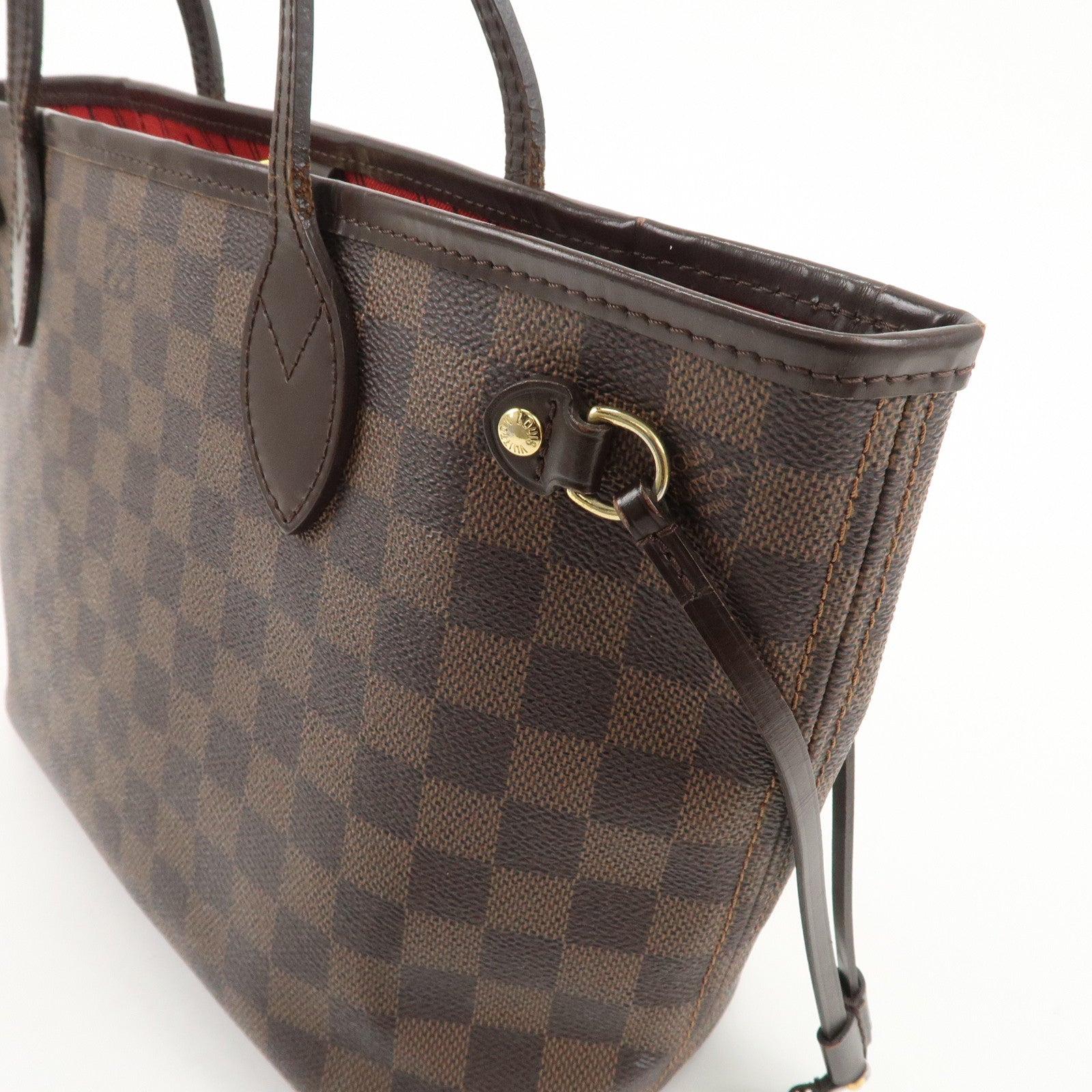 Louis Vuitton Damier Neverfull PM Tote Bag N51109 Used