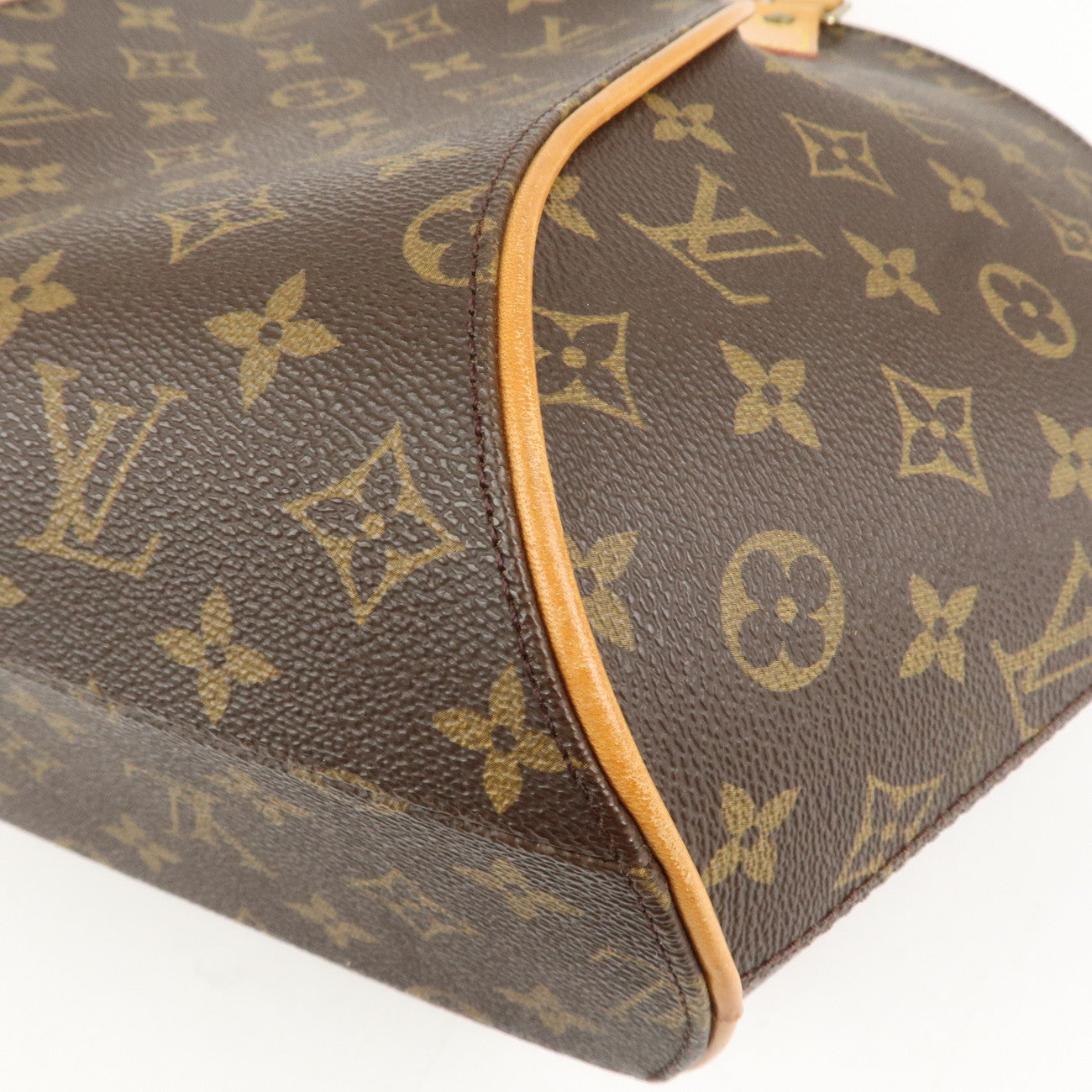 Louis Vuitton Monogram Ellipse MM Hand Bag Brown M51126 Used