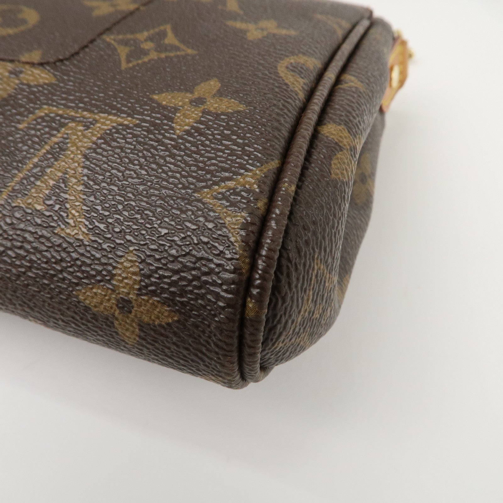 Louis Vuitton Monogram Favorite MM Hand Bag Brown M40718